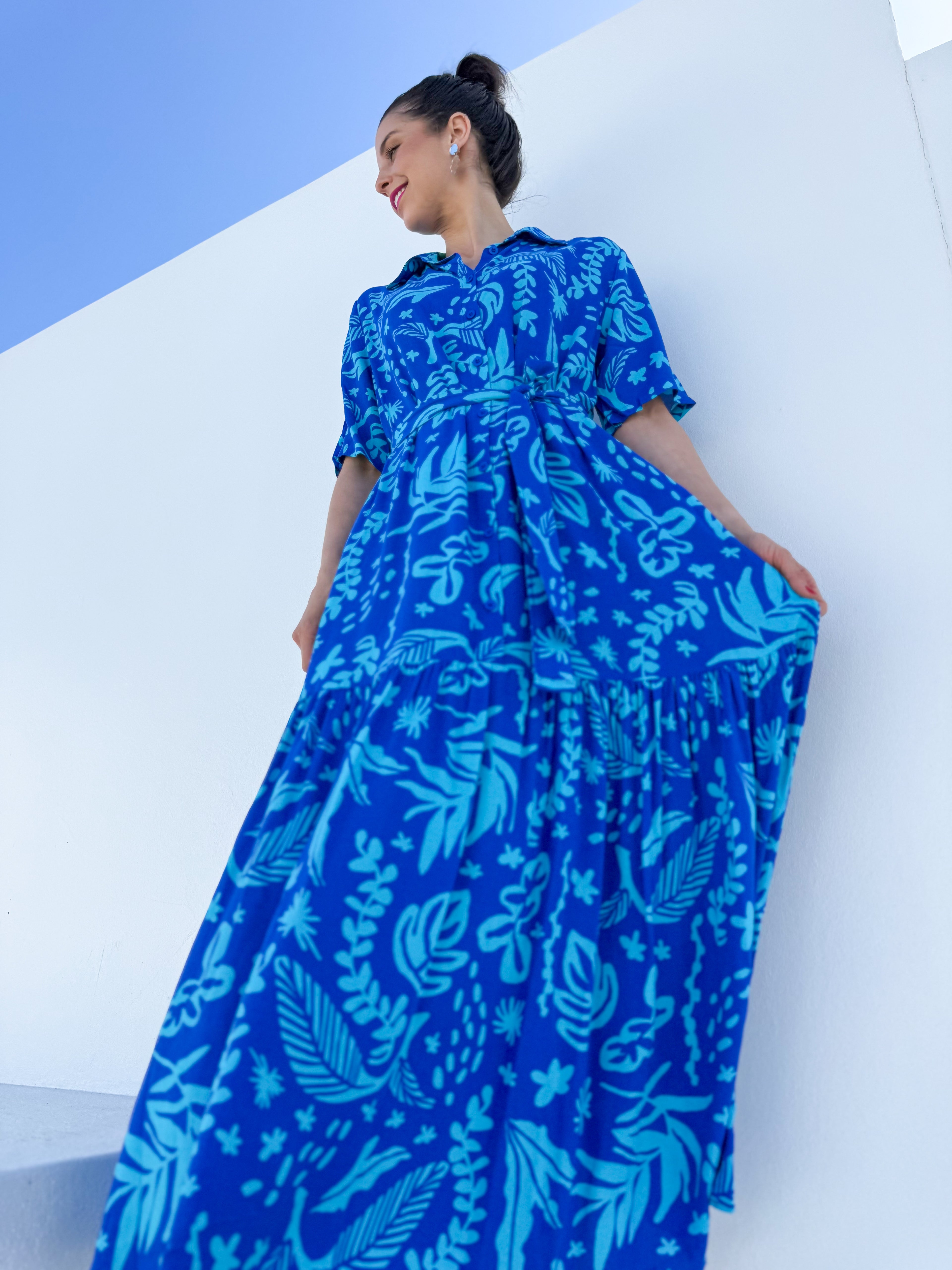Leonie dress - Lady Blue