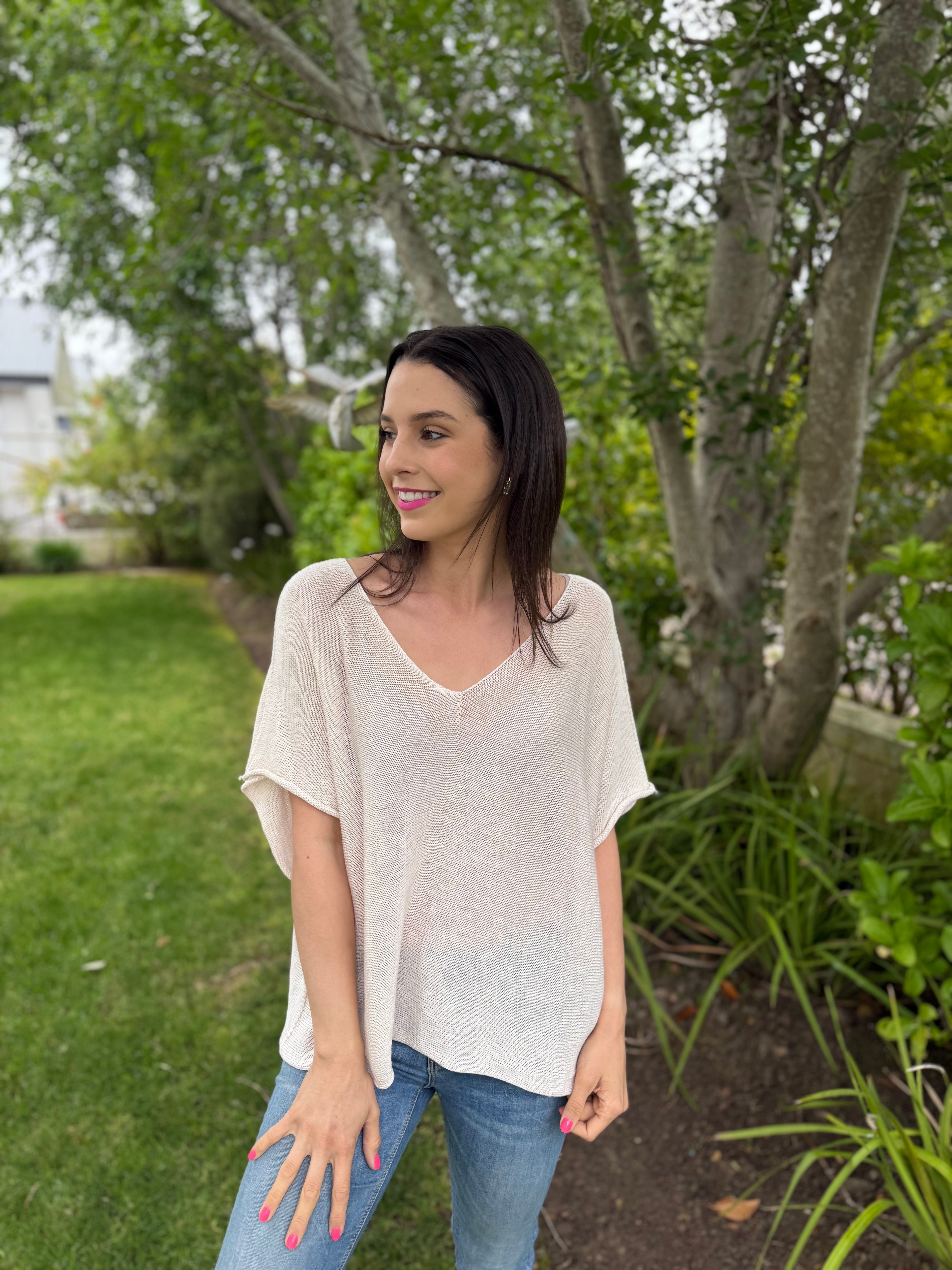 Italian summer knit - Beige