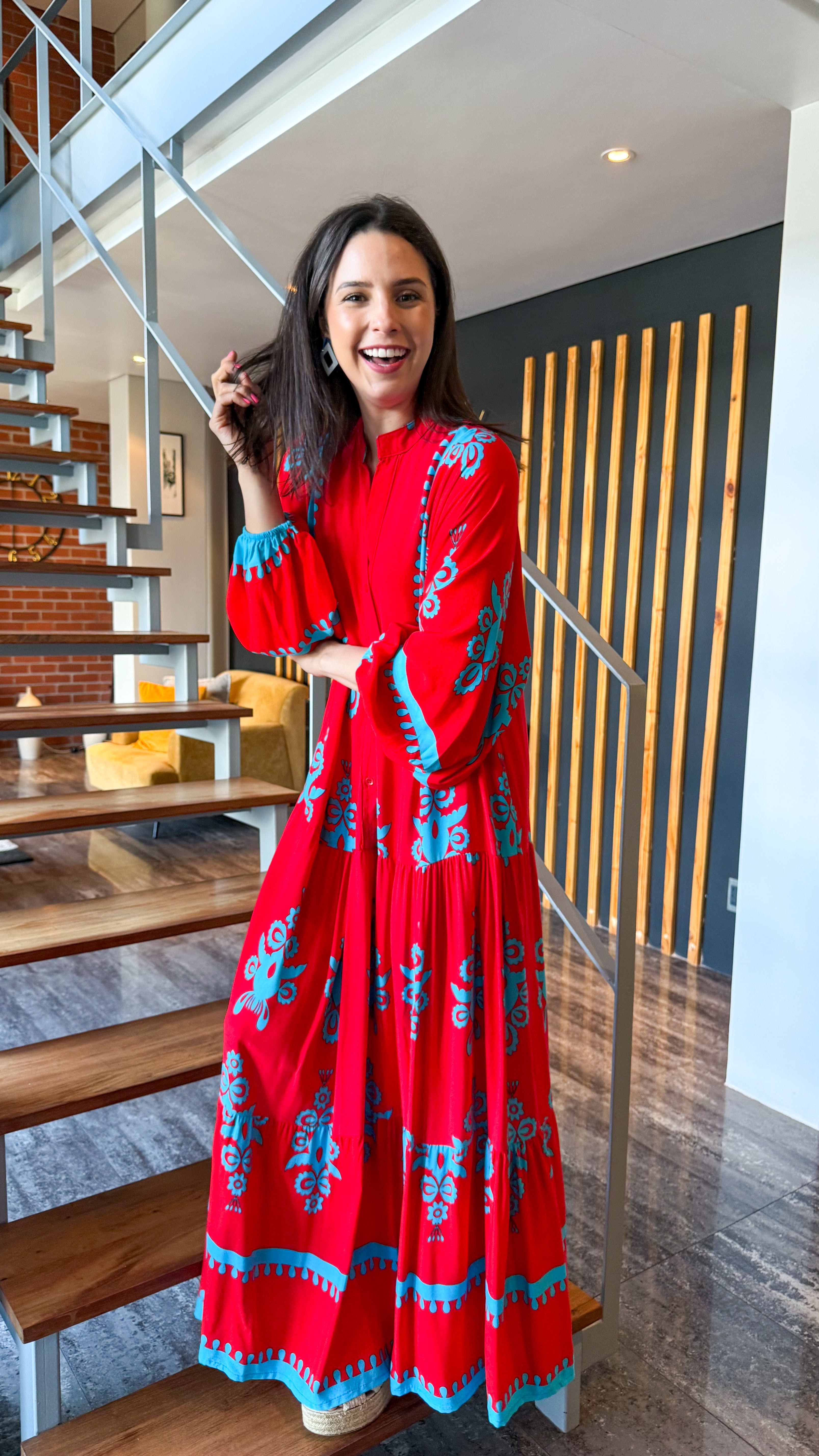 Jenna dress - Fire & ice