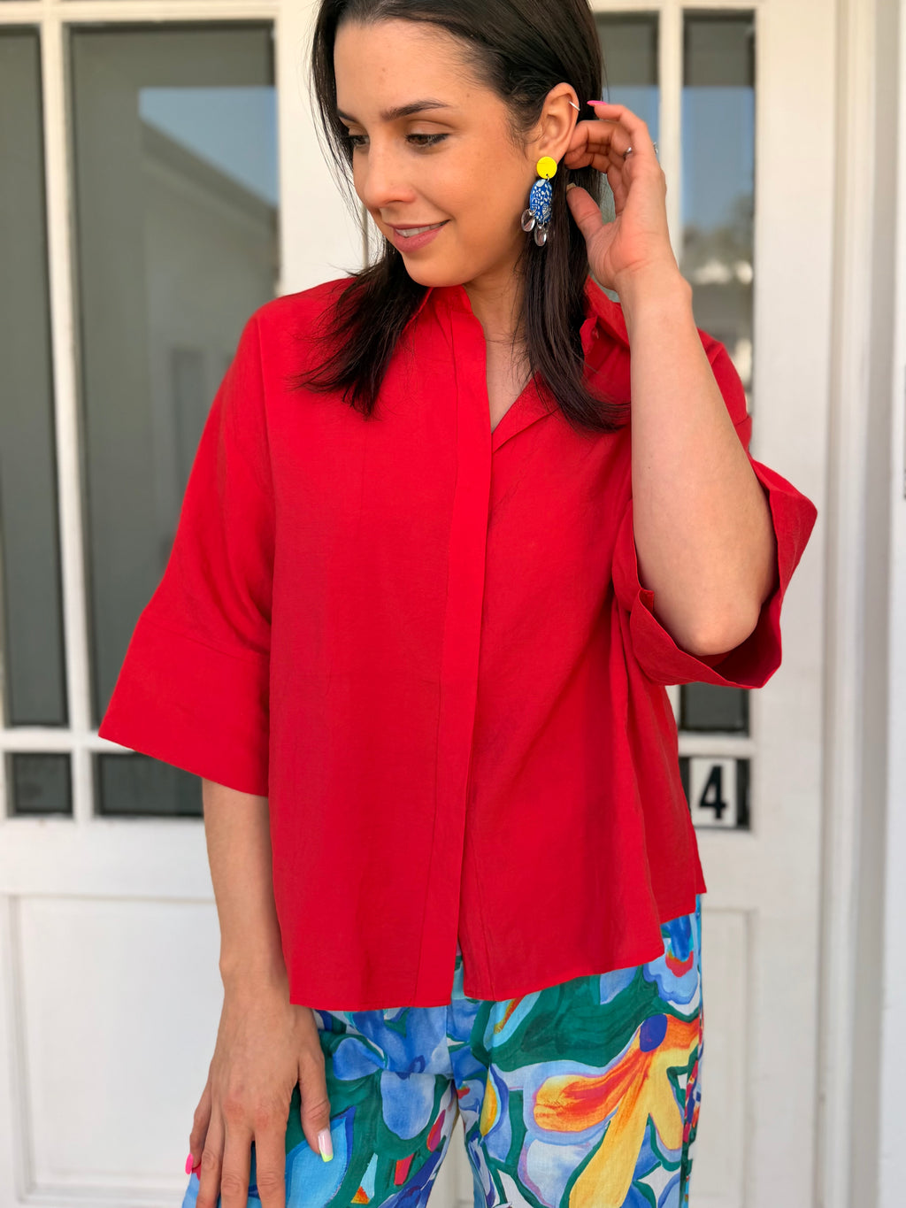 Rina top - Red