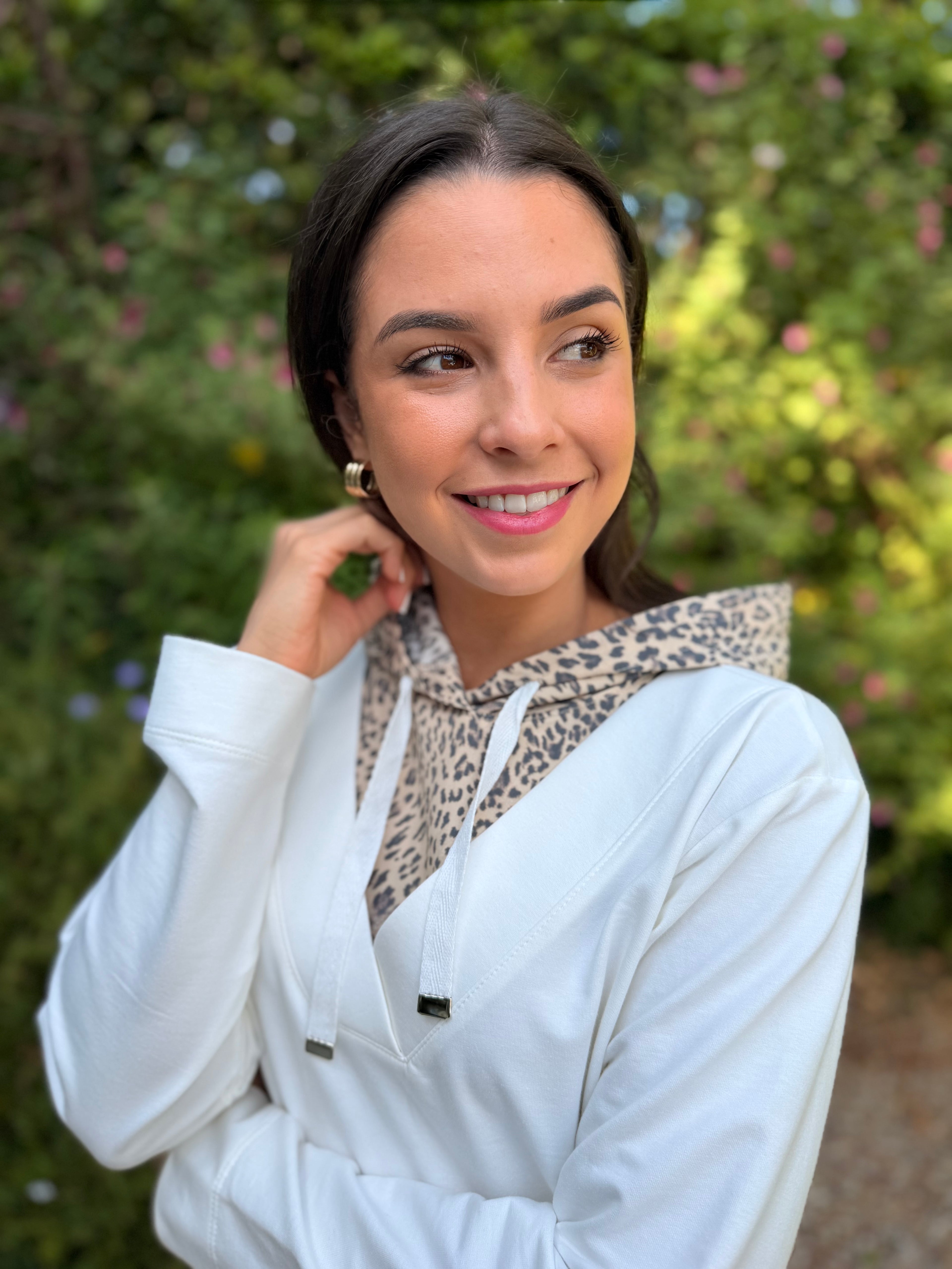 Comfy Sweater - Leopard rain