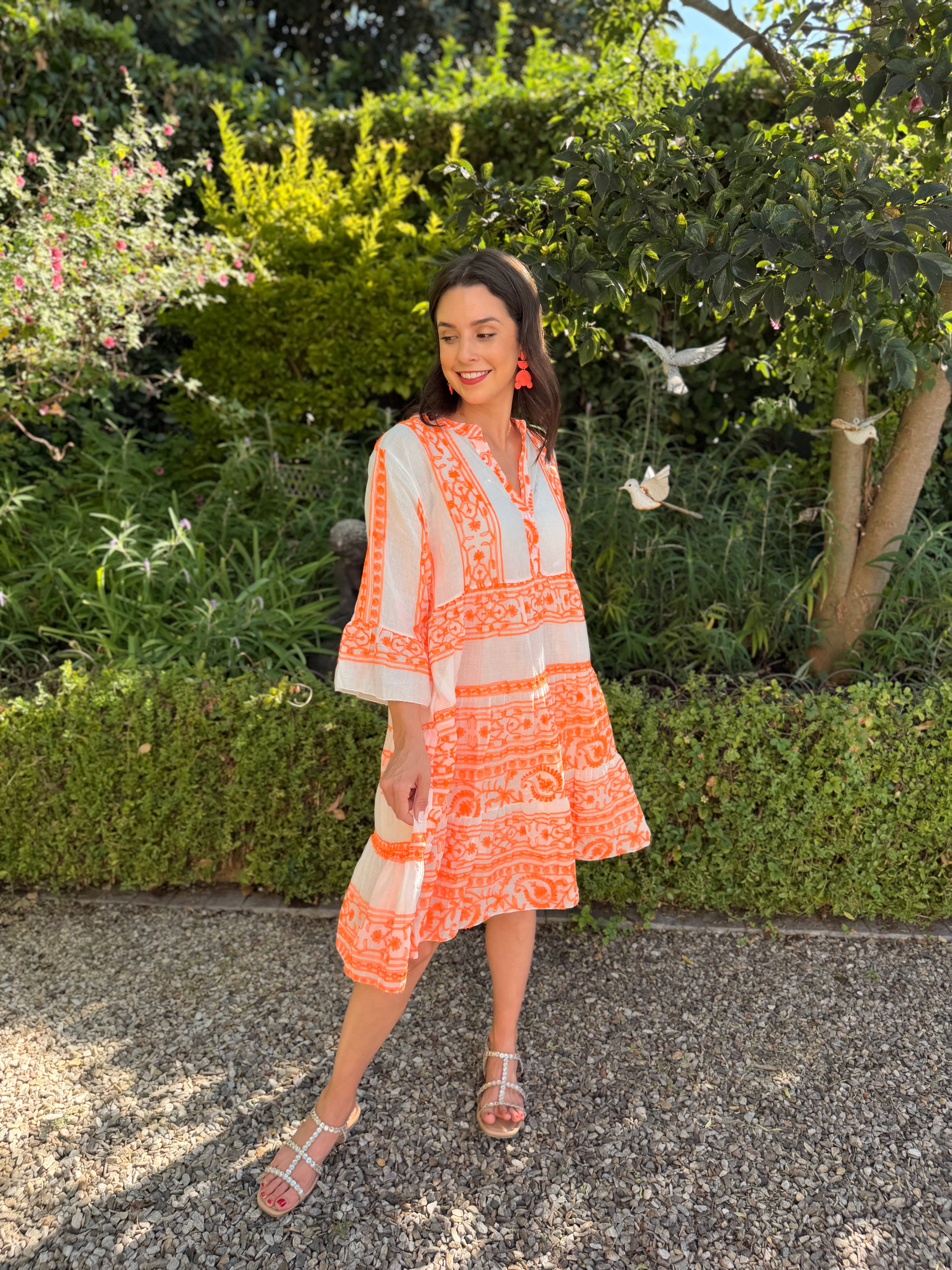 Selena dress - Orange