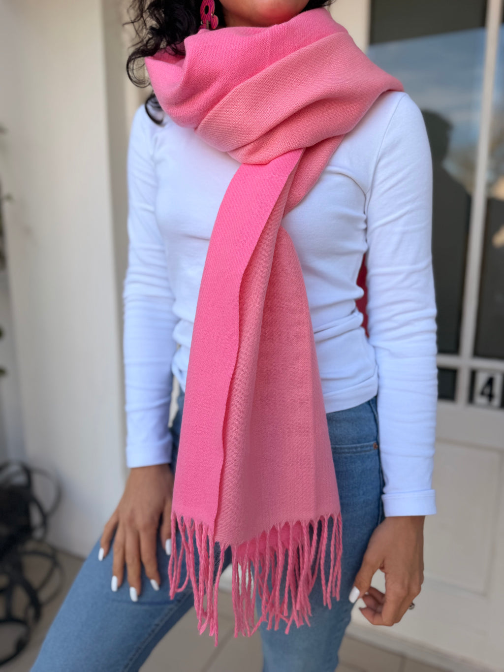 Cashmere scarf - Pink