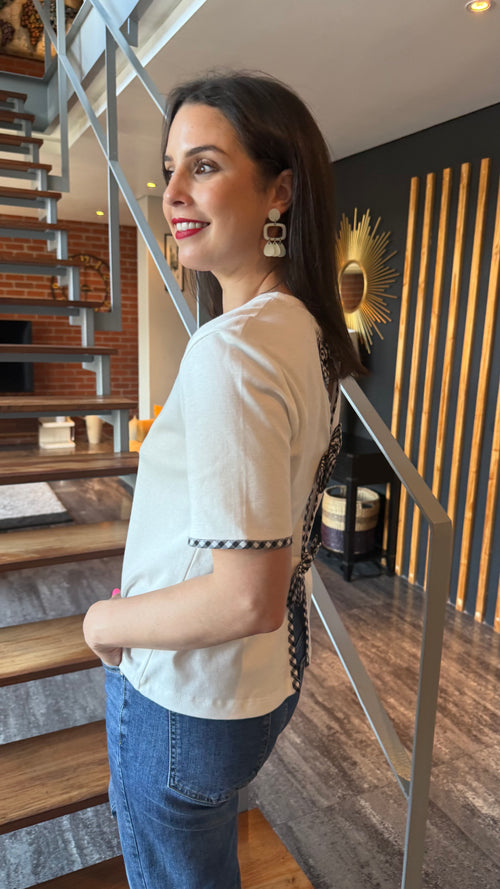 Bow top - White