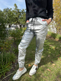 Italian cargo pants - Silver