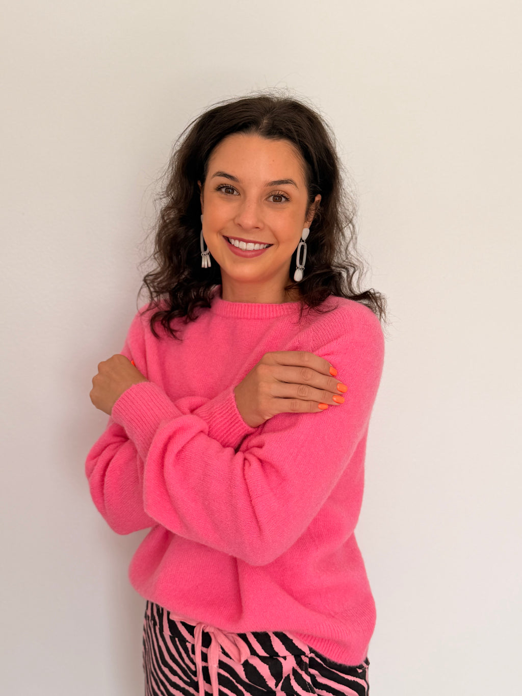 Baby alpaca knit - Candy pink