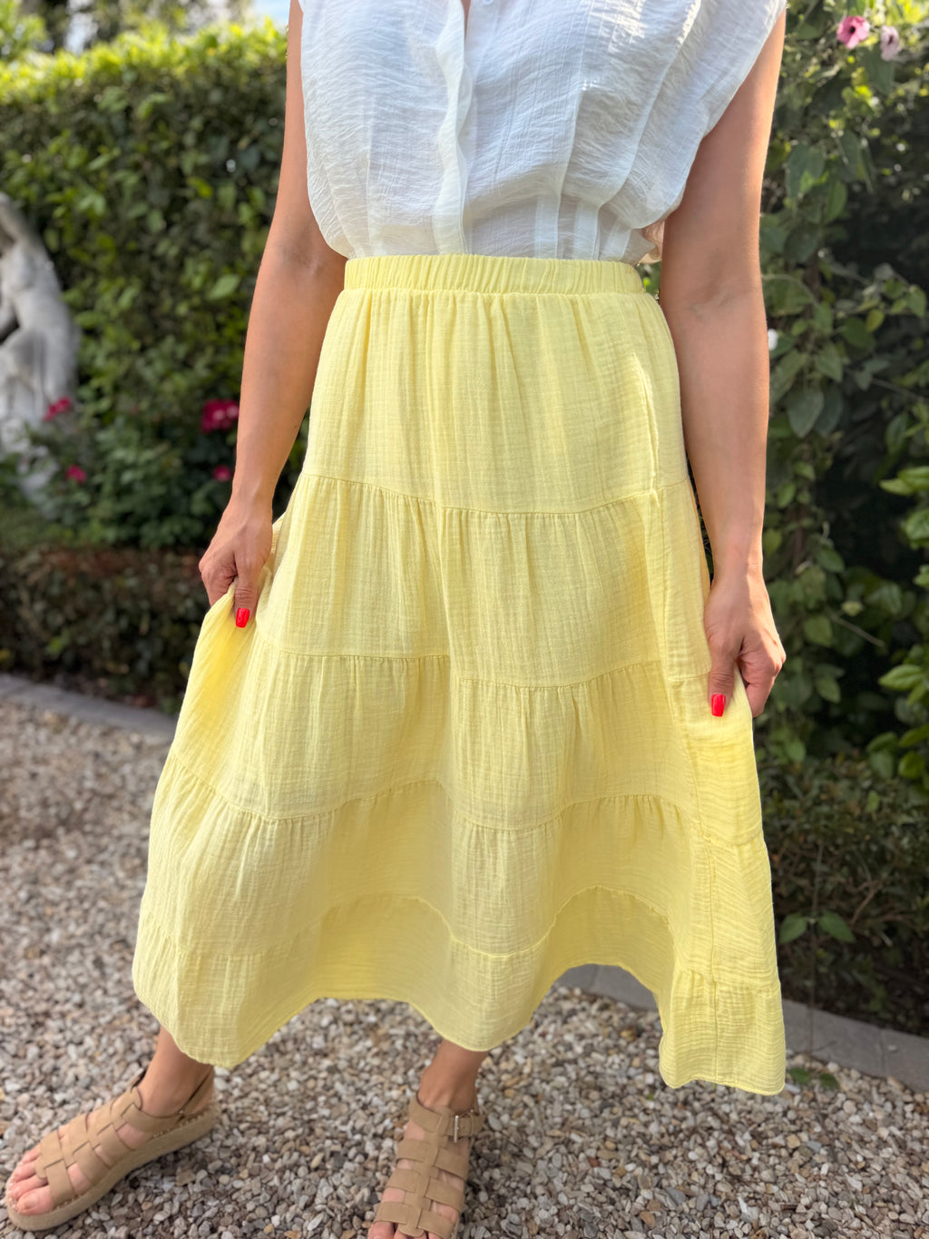 Selena skirt - Yellow