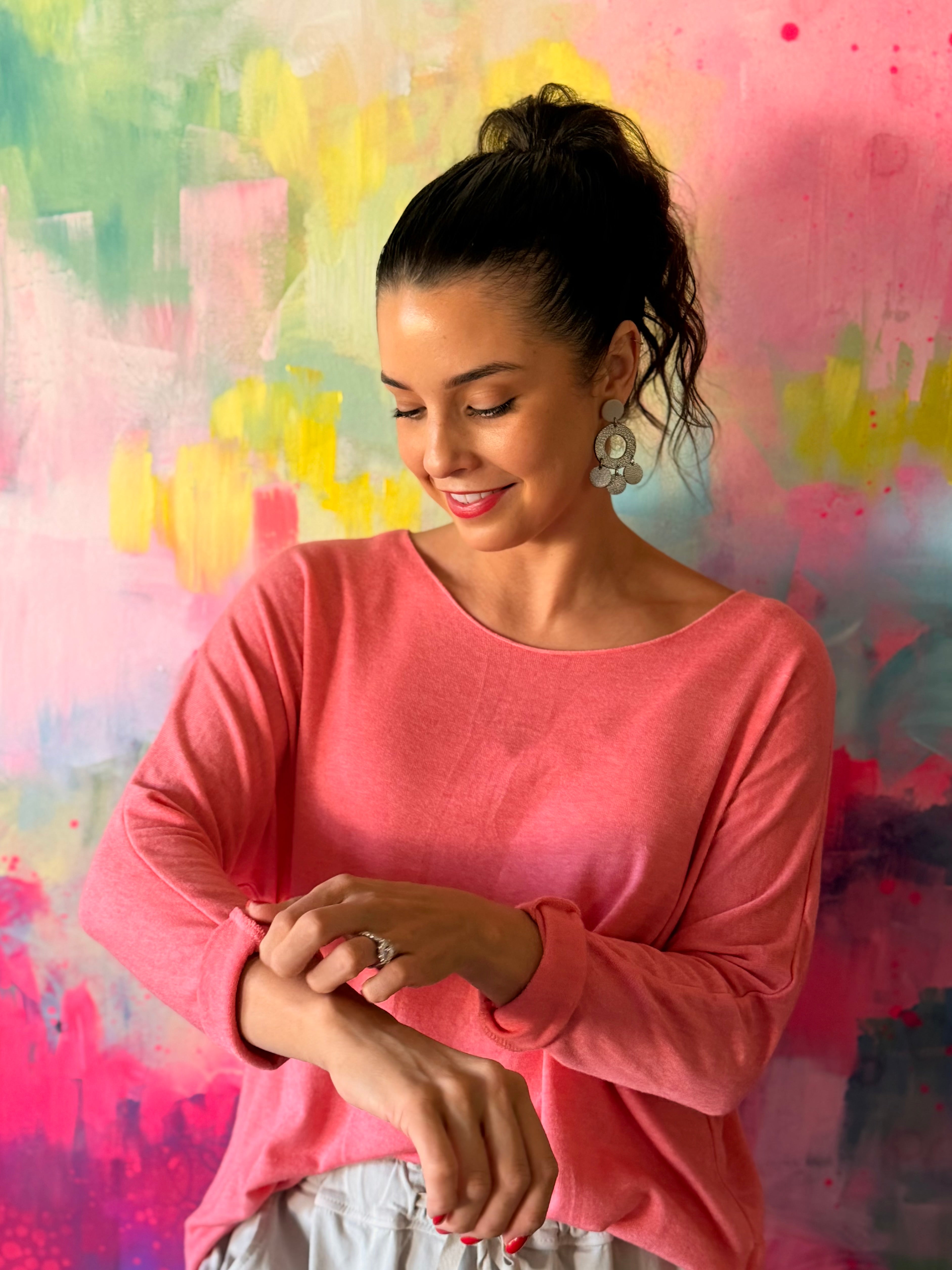 Soft Italian knit - Corral