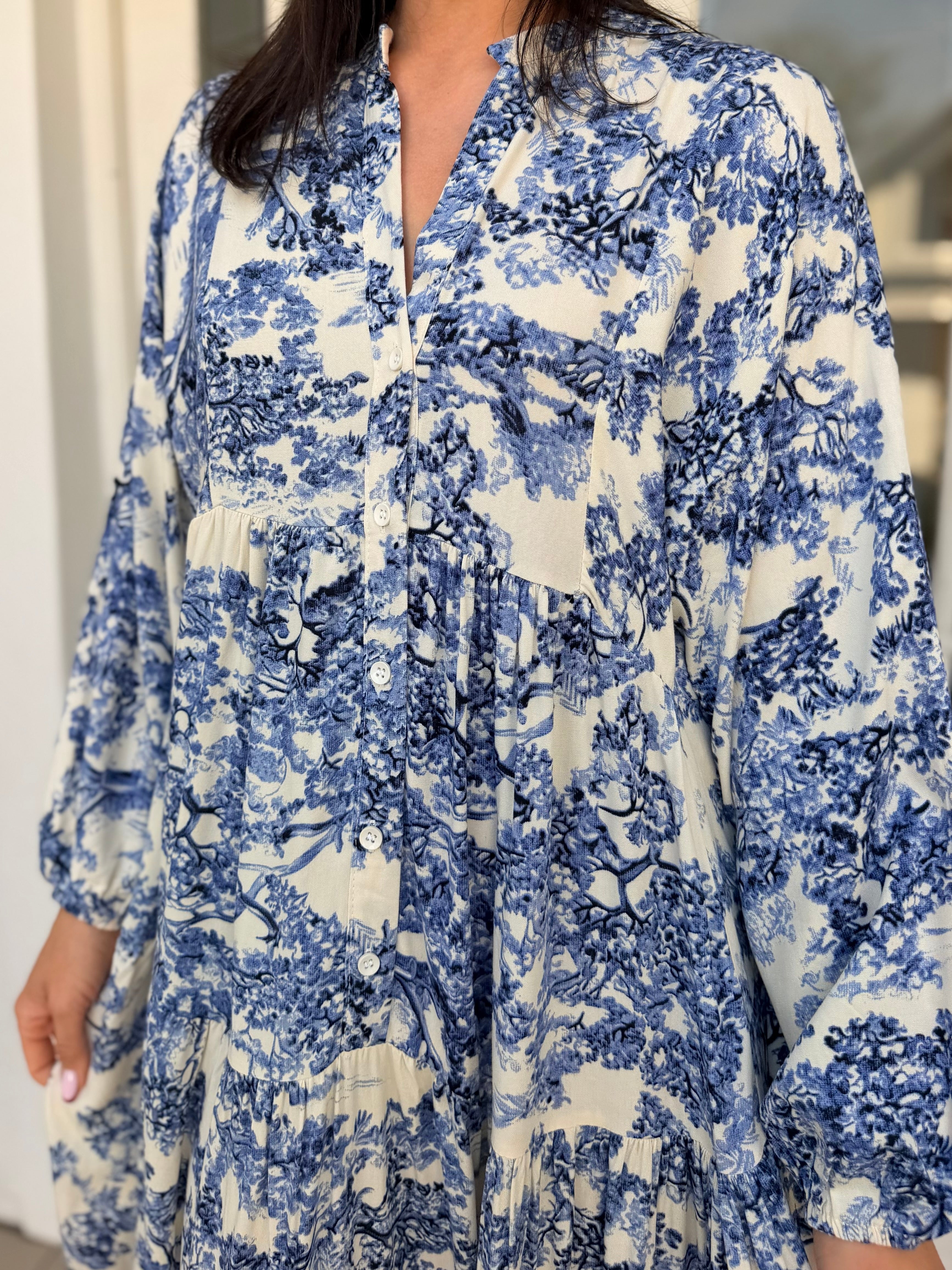 Jenna dress - Dior blue
