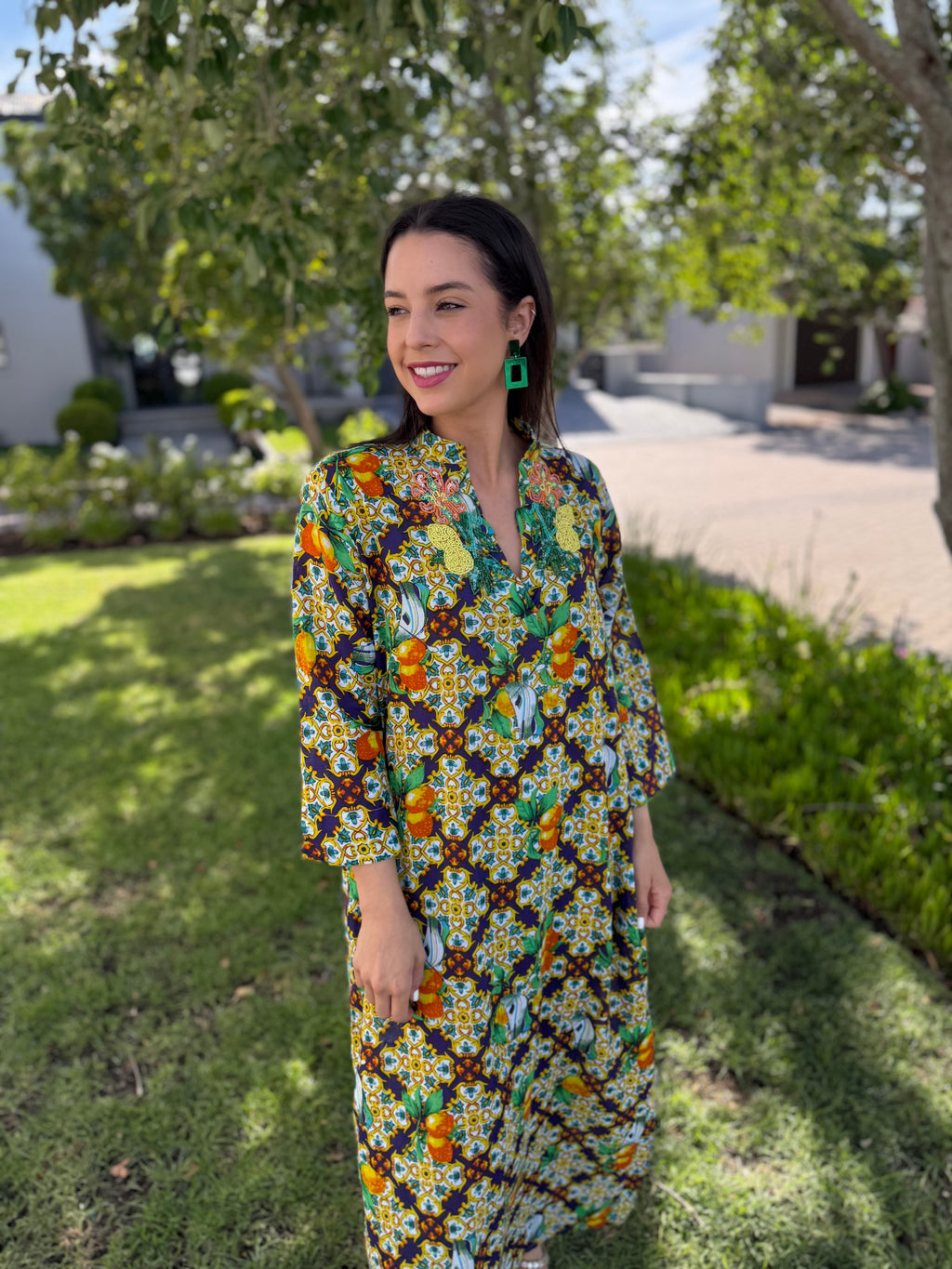 Romey kaftan - Blue la dolce vita