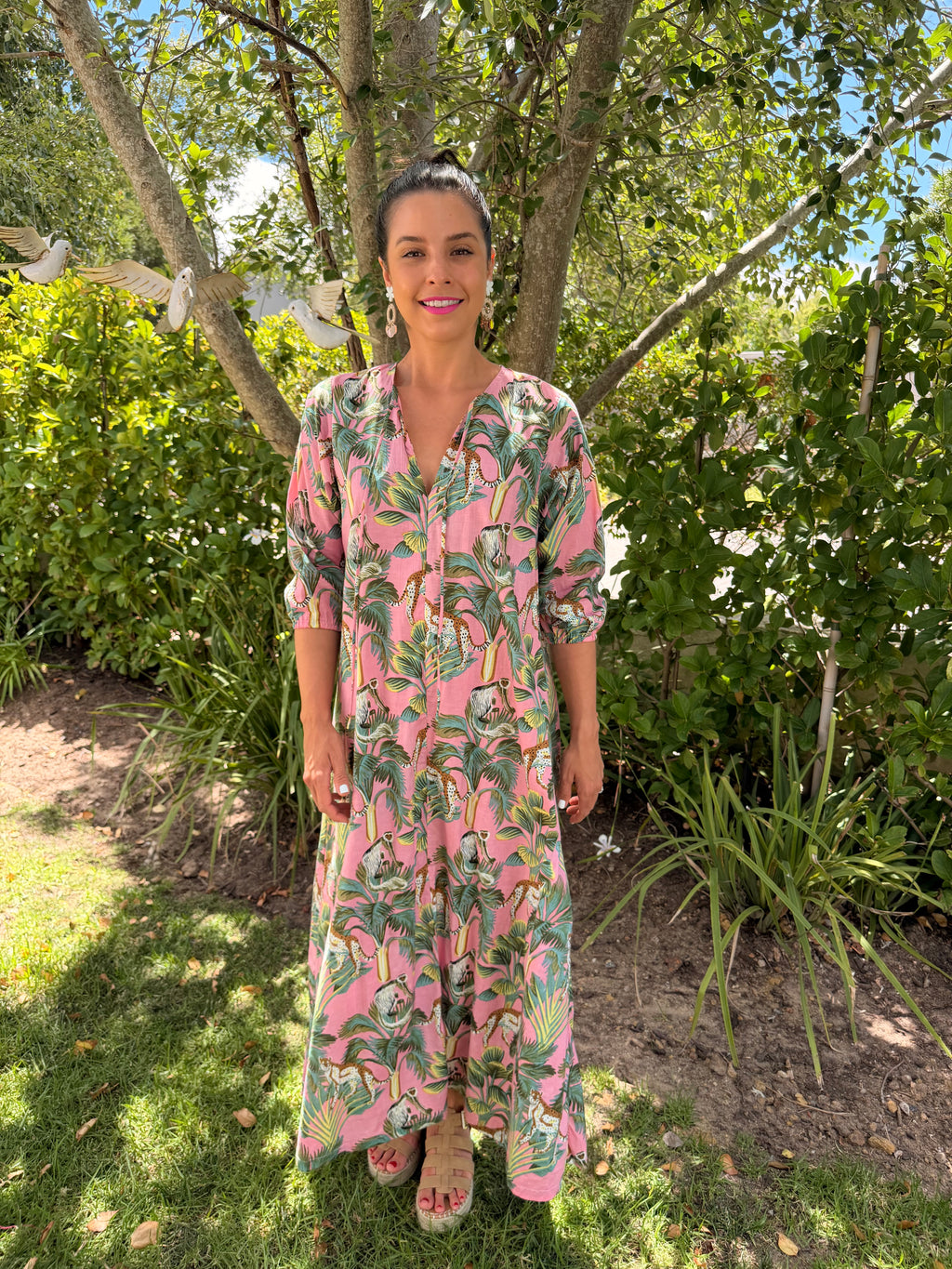 Leo dress - Pink tiger