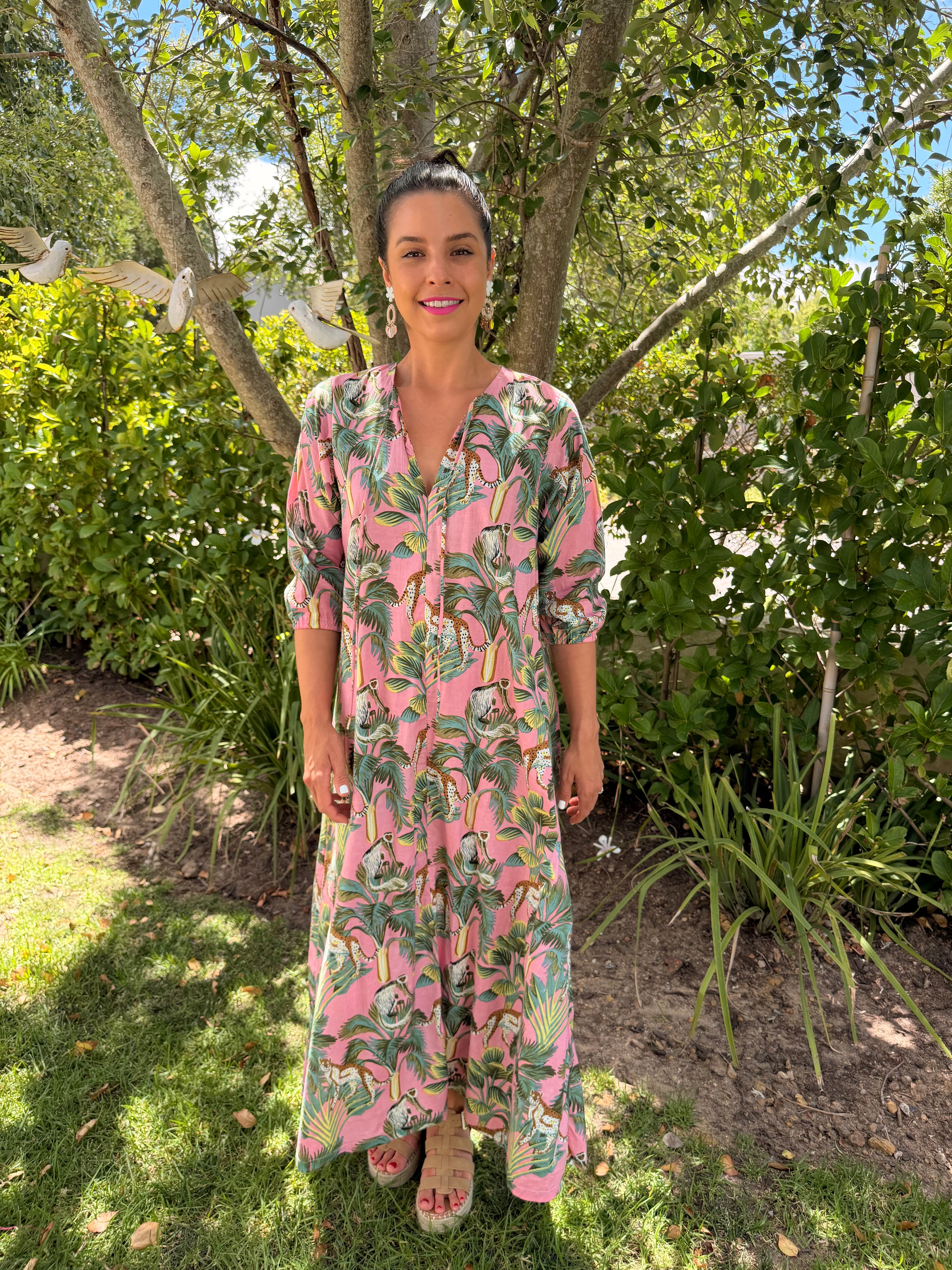 Leo dress - Pink tiger