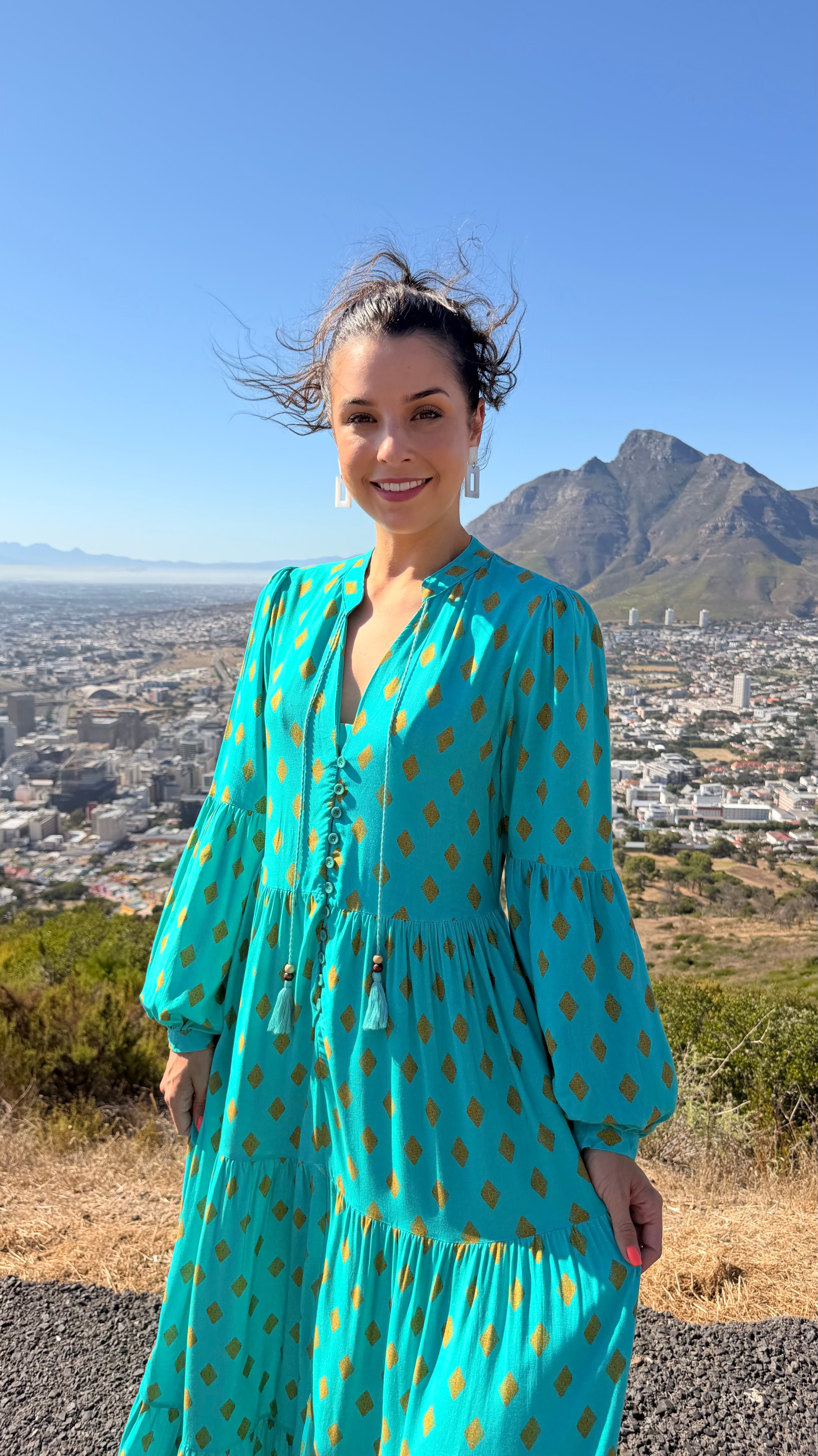 Lulu dress - Turquoise gypsy