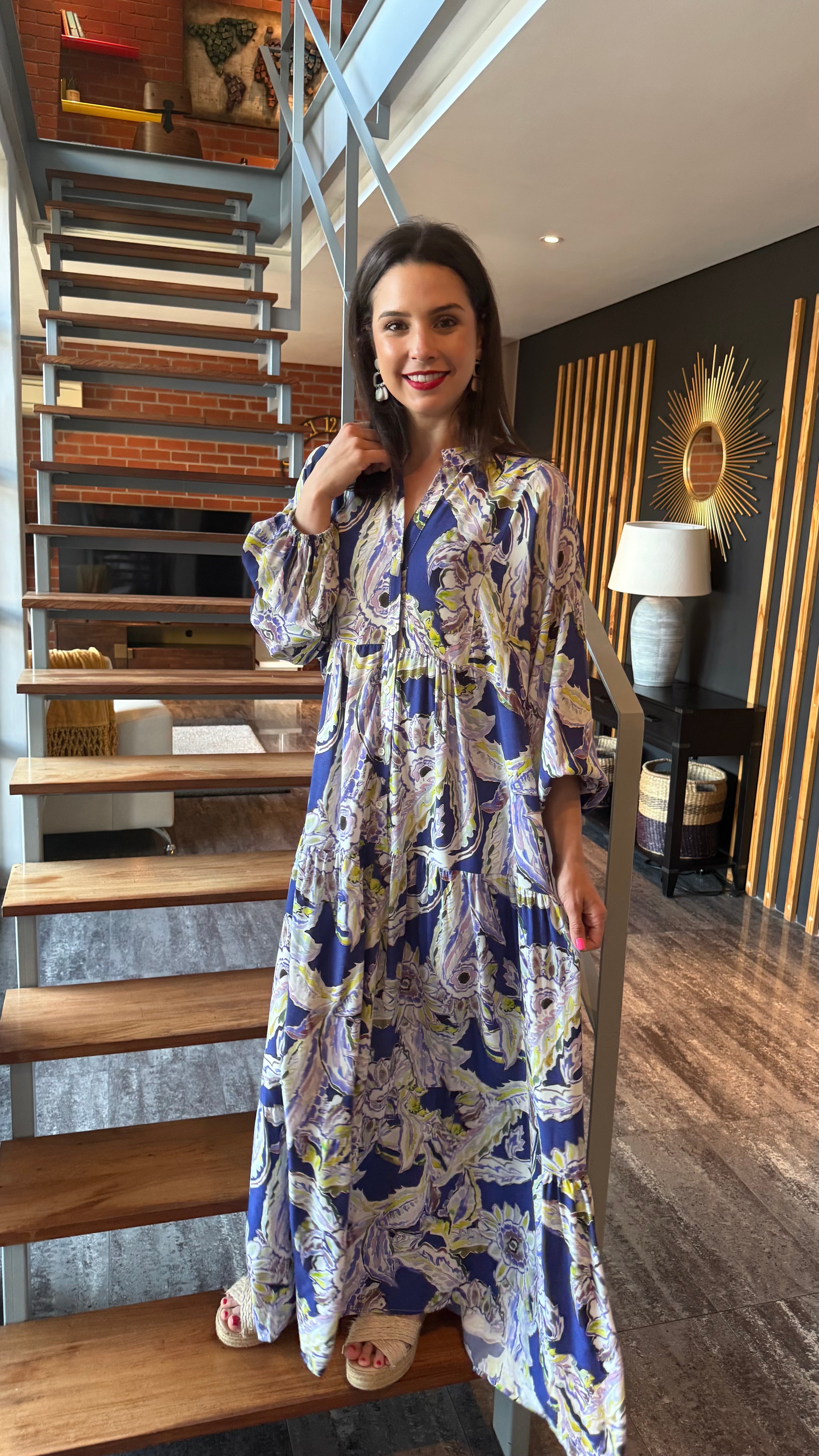 Jenna dress - Purple floral