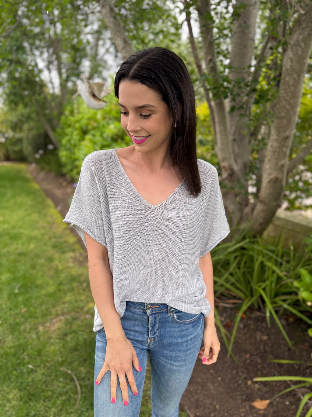 Italian summer knit - Grey