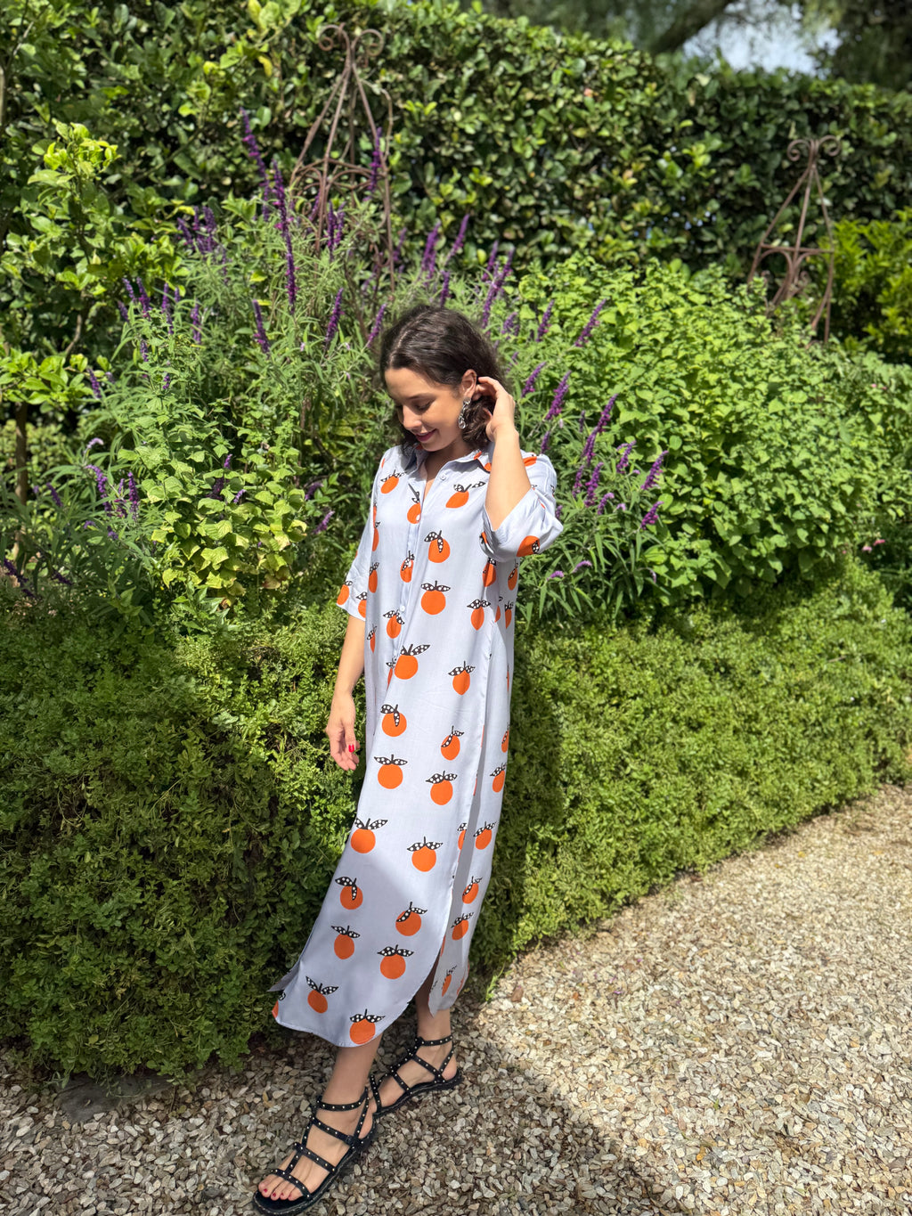 Jennifer dress - Funky oranges