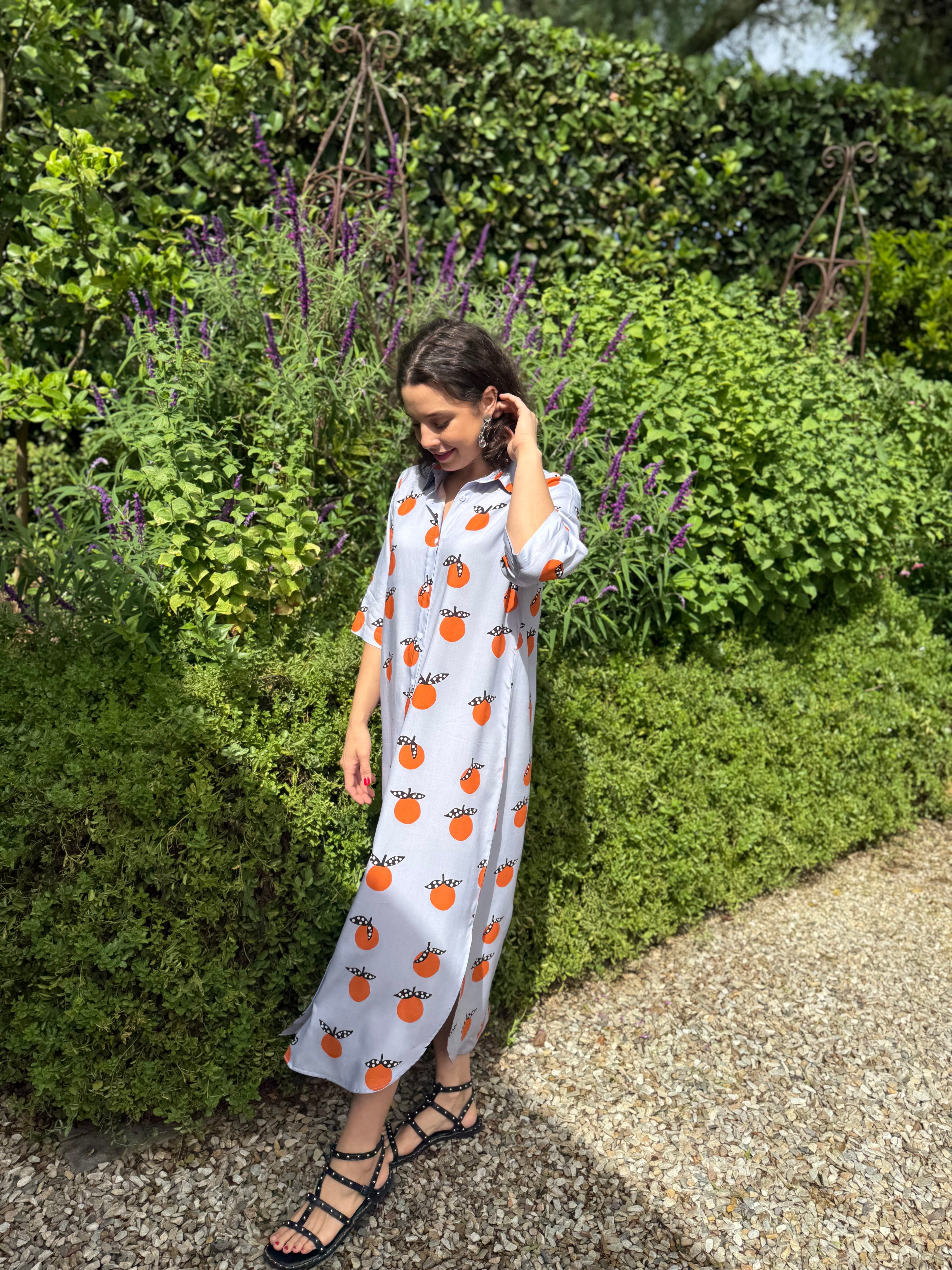 Jennifer dress - Funky oranges