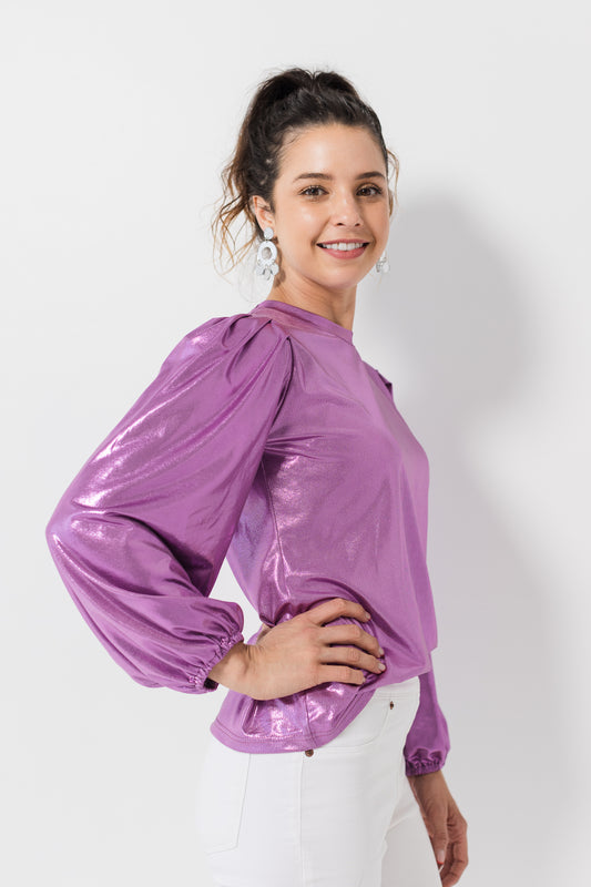 Mia top - Purple Glow