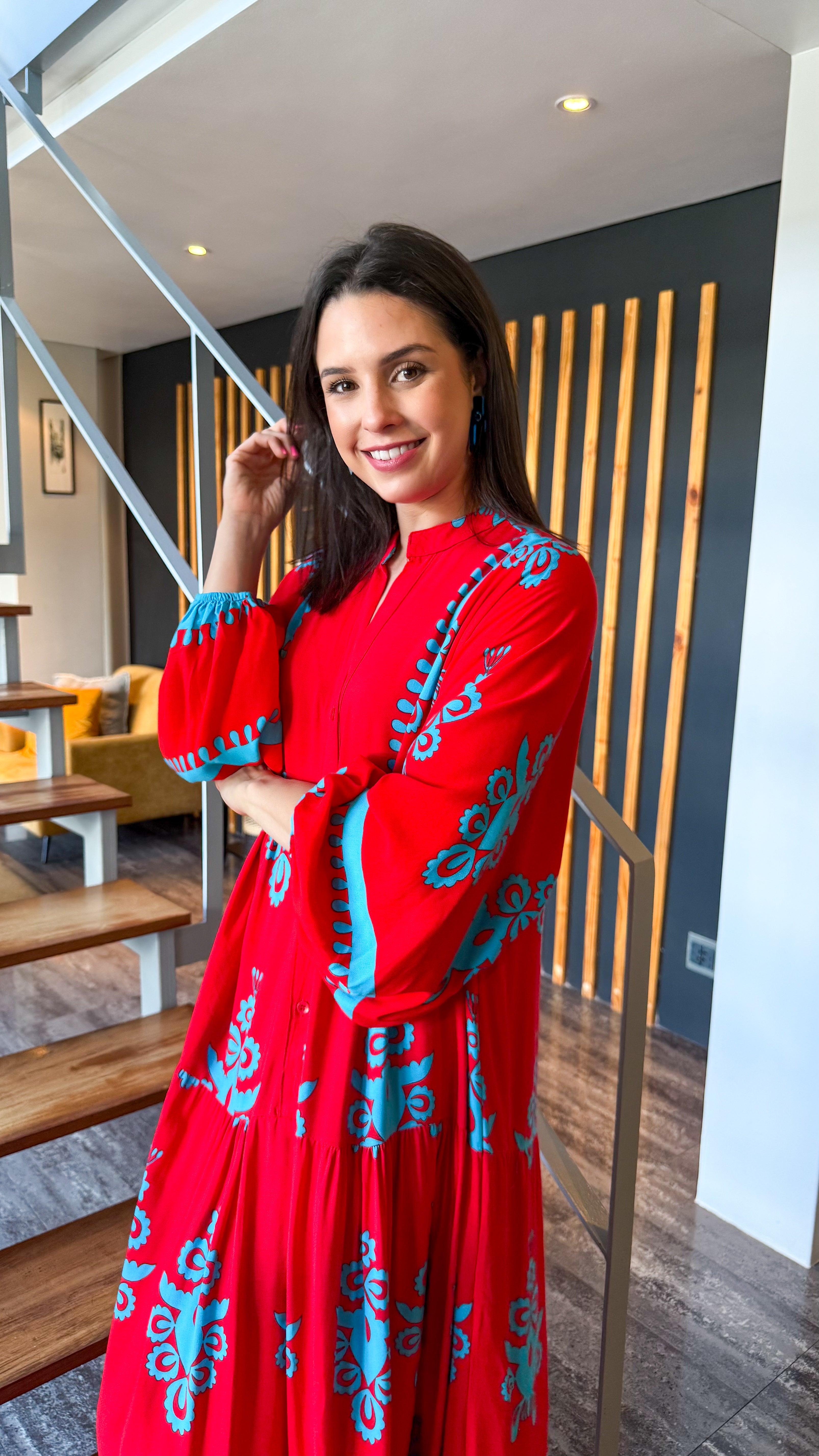 Jenna dress - Fire & ice
