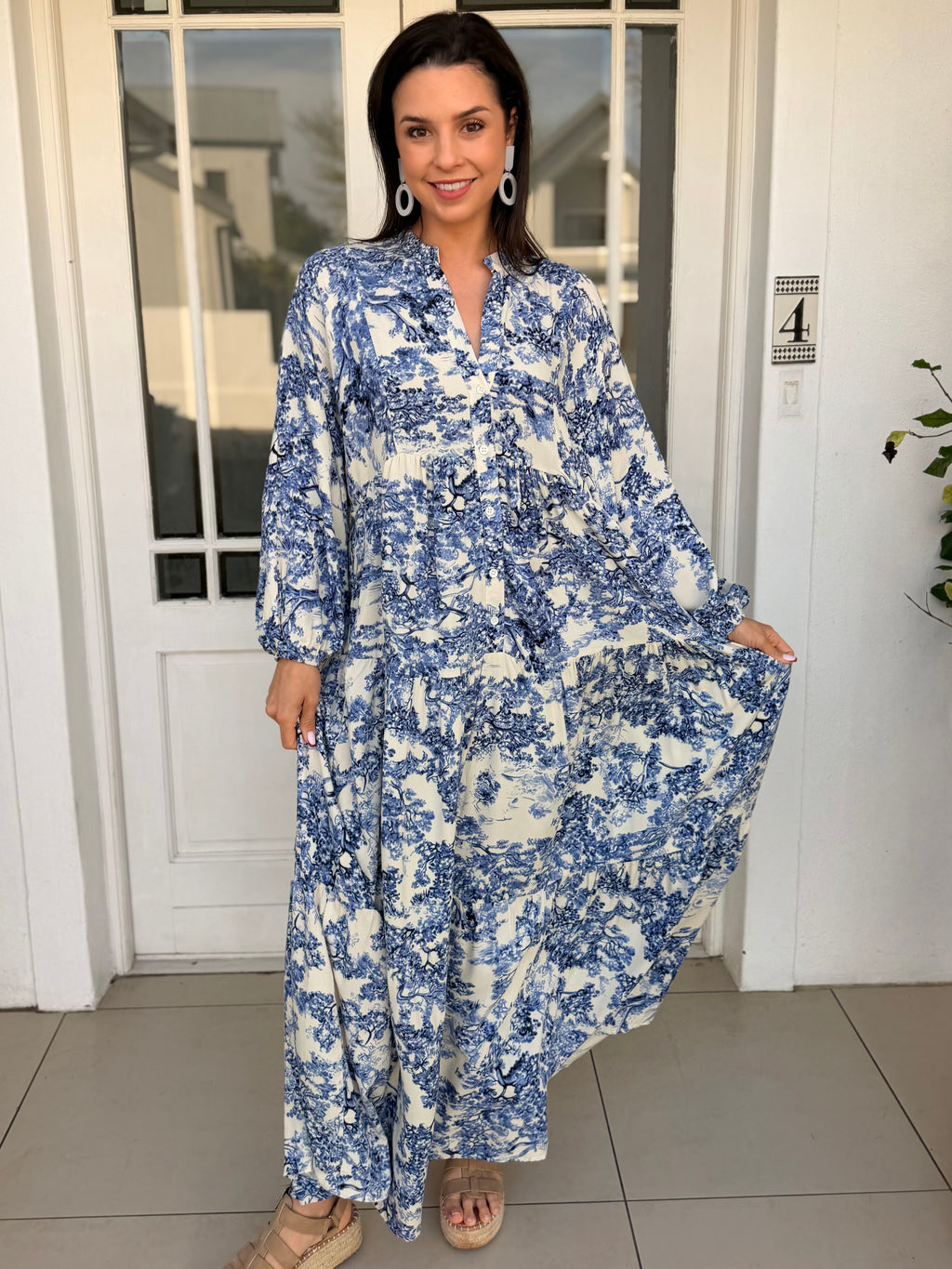 Jenna dress - Dior blue