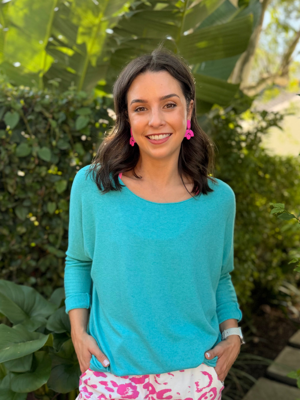 Italian soft knit - Turquoise