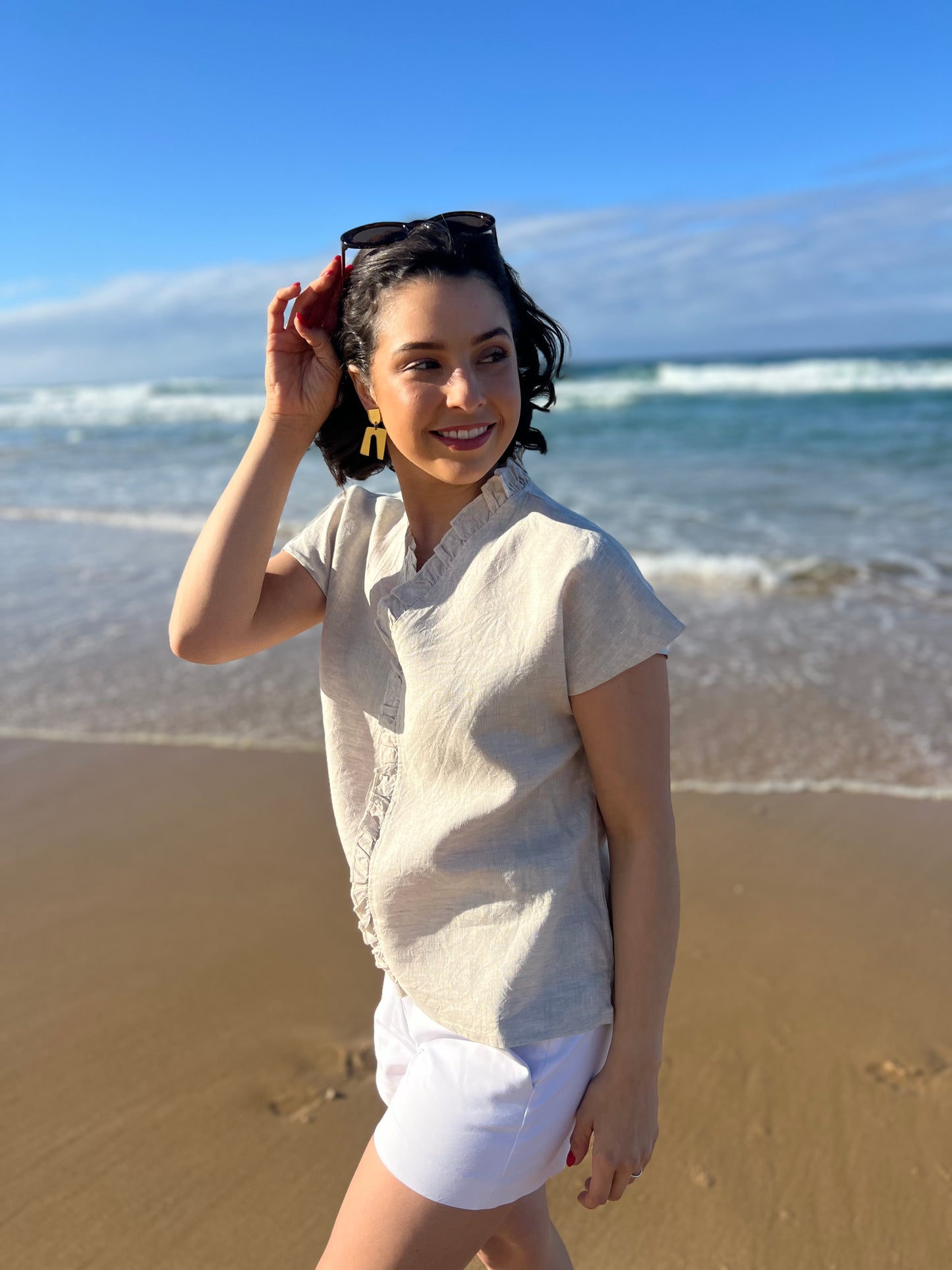 Anelia top - Natural