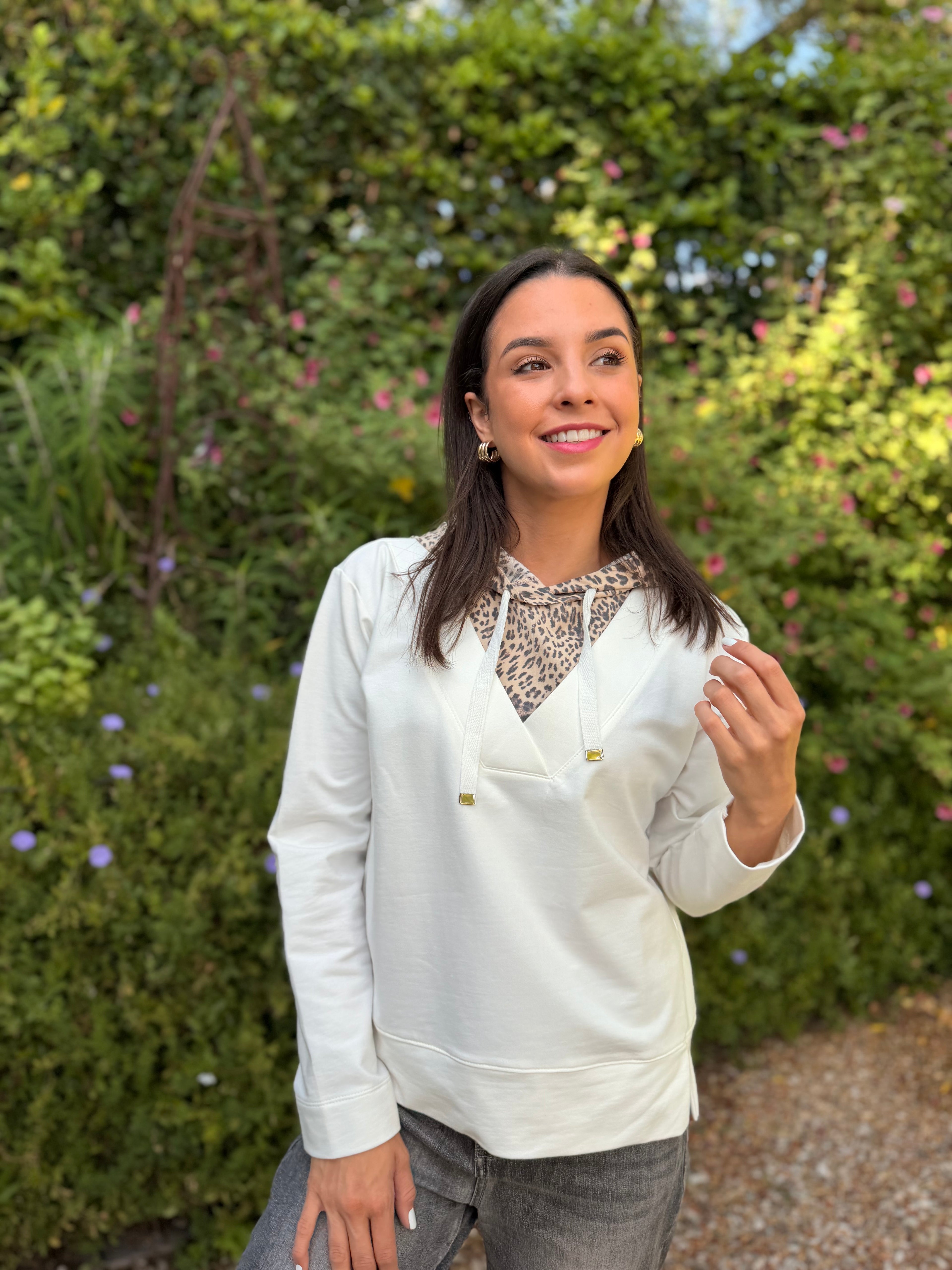 Comfy Sweater - Leopard rain