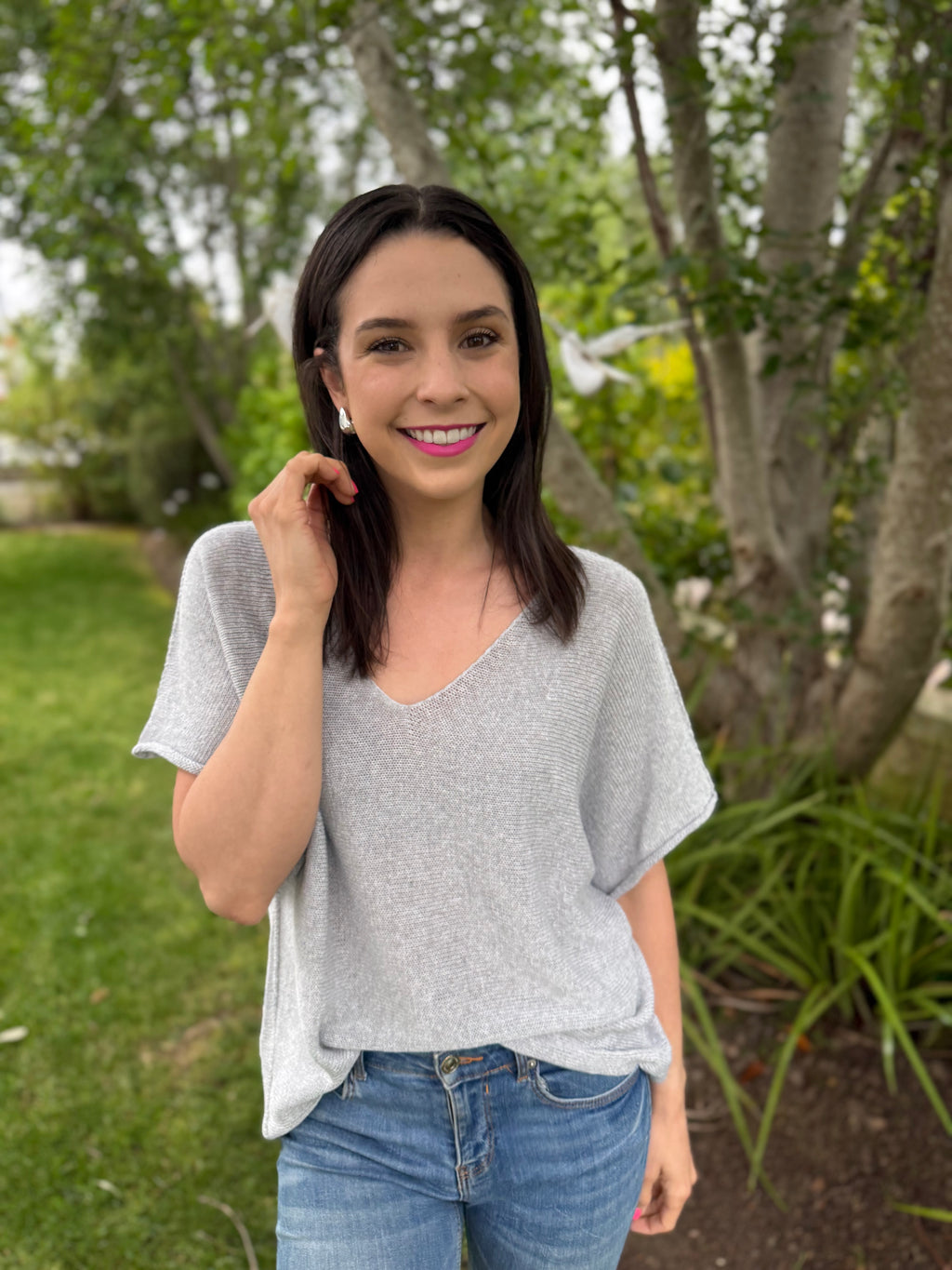 Italian summer knit - Grey