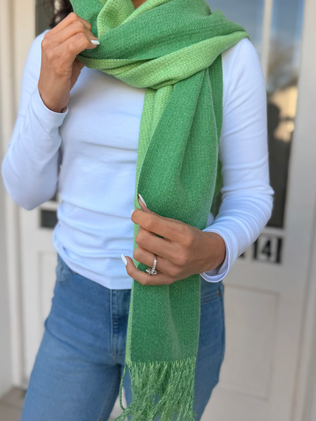 Cashmere scarf - Green