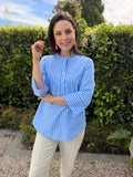 Kayla shirt - Blue stripe