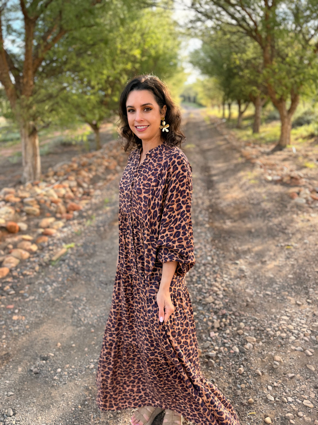 Jenna dress - Leopard