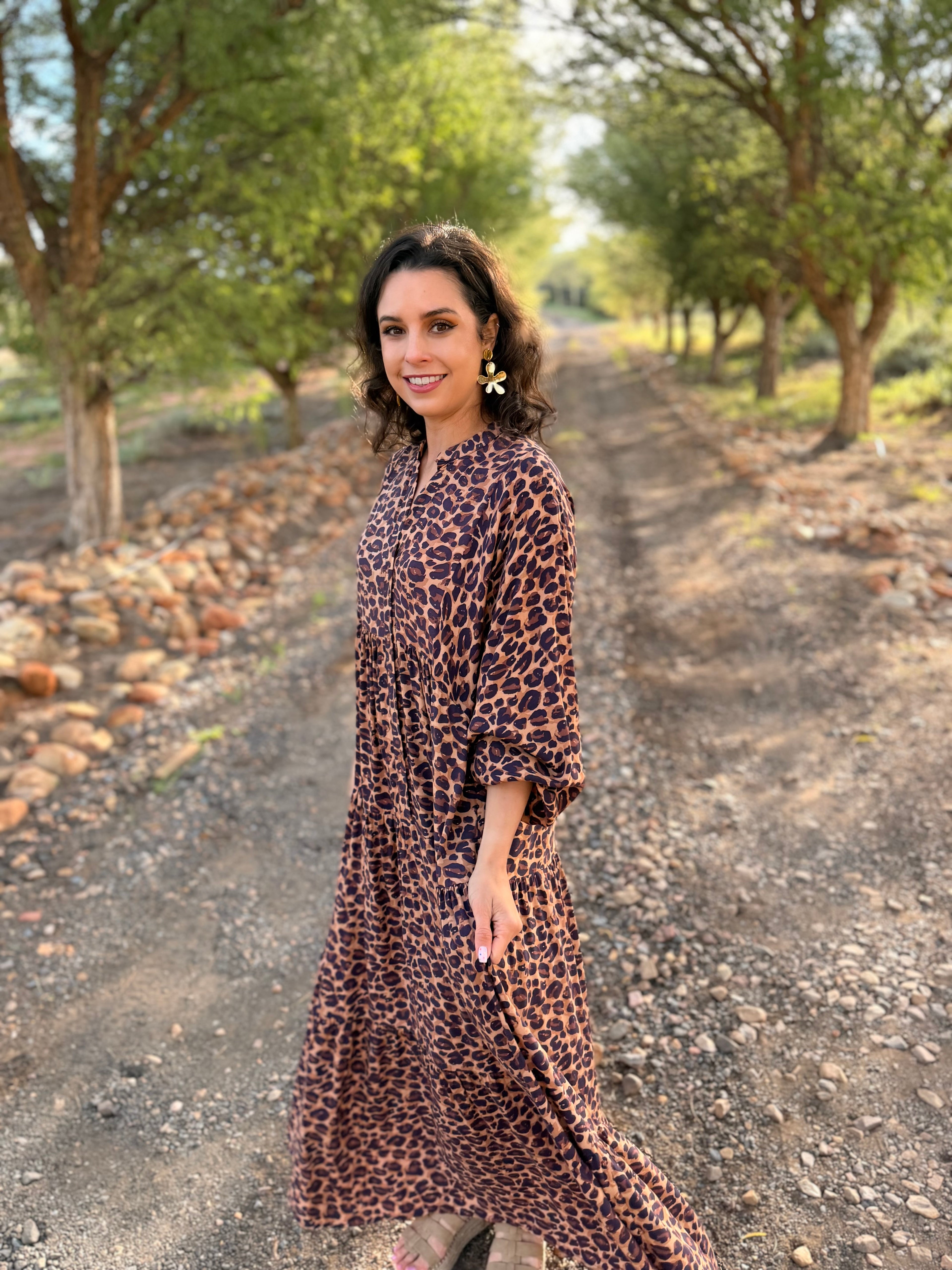 Jenna dress - Leopard
