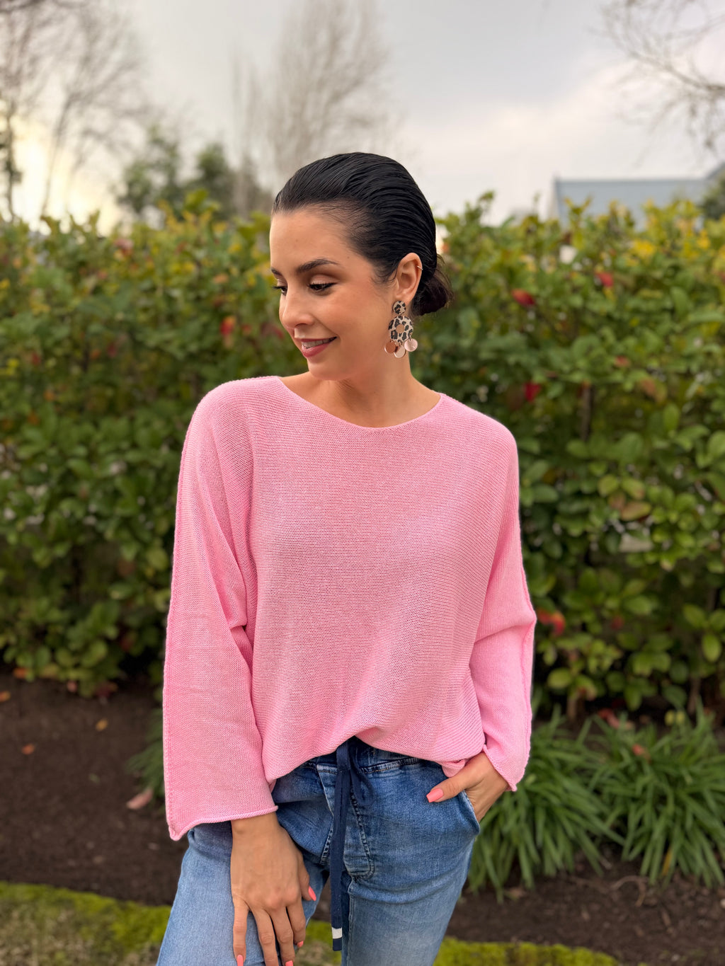 Italian cotton knit - Pink