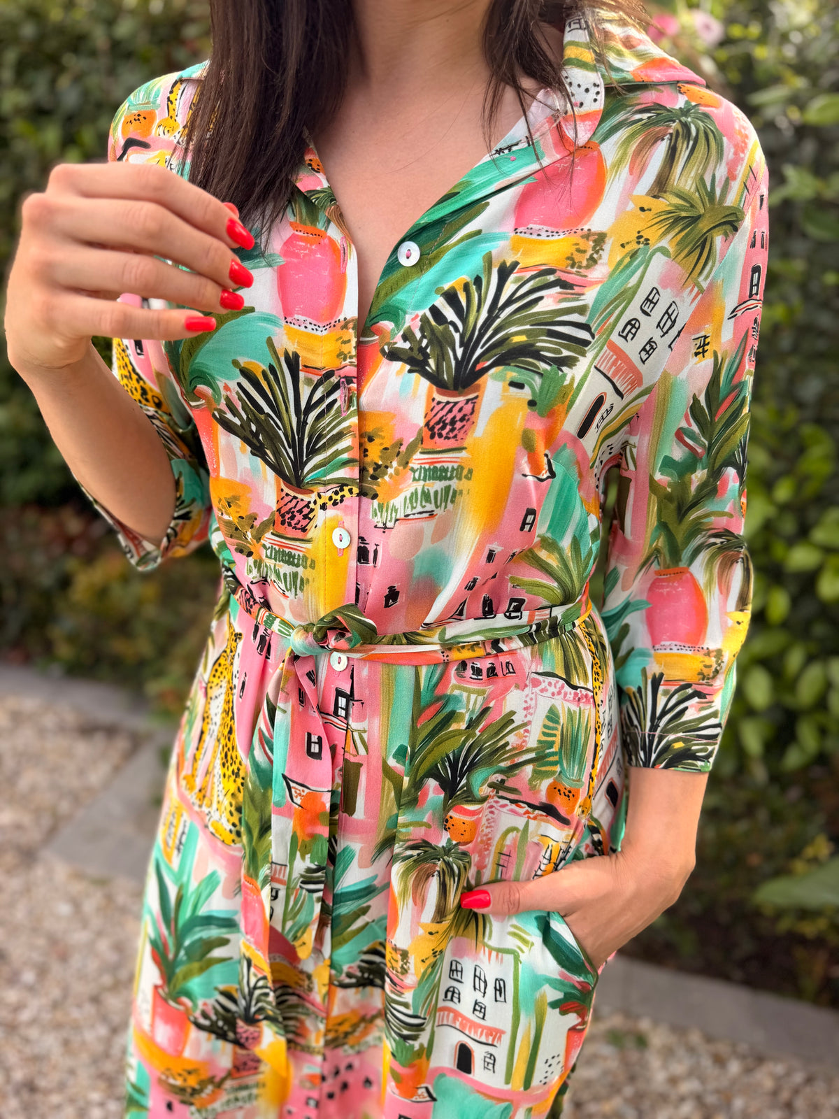 Karlien dress - Leopard town