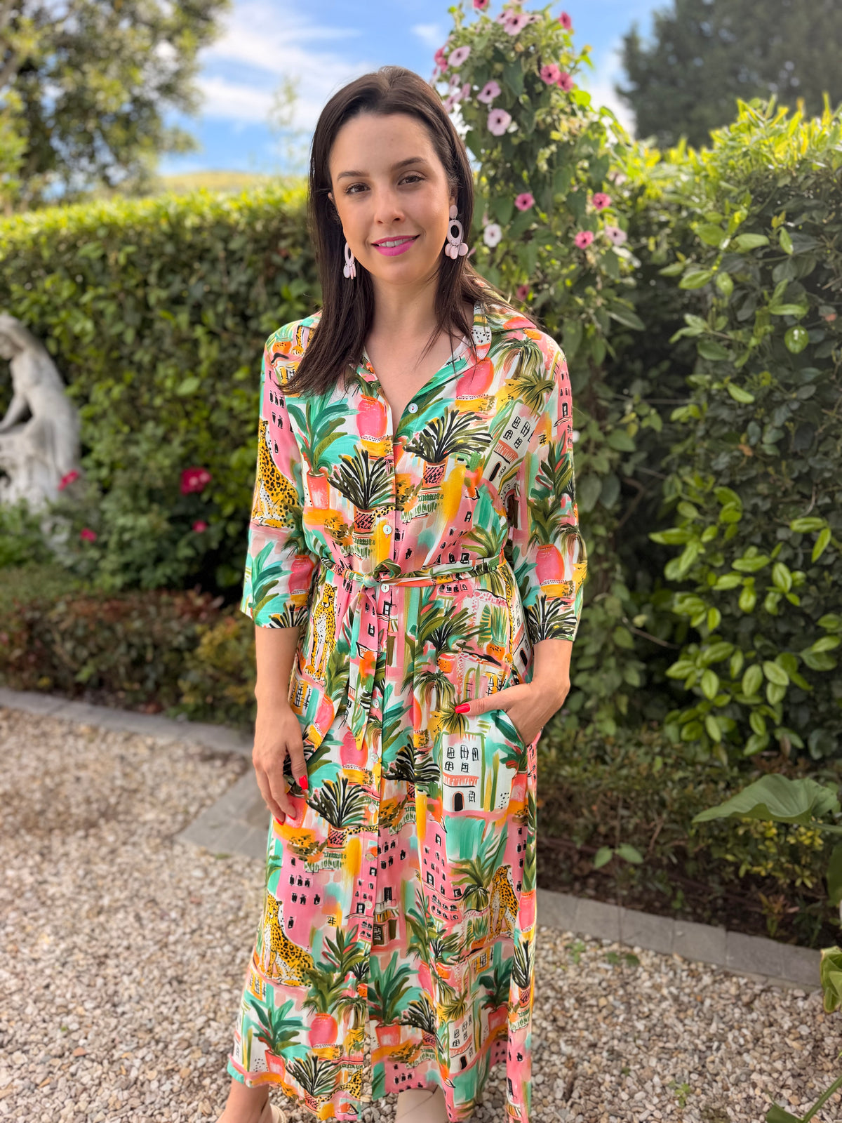 Karlien dress - Leopard town
