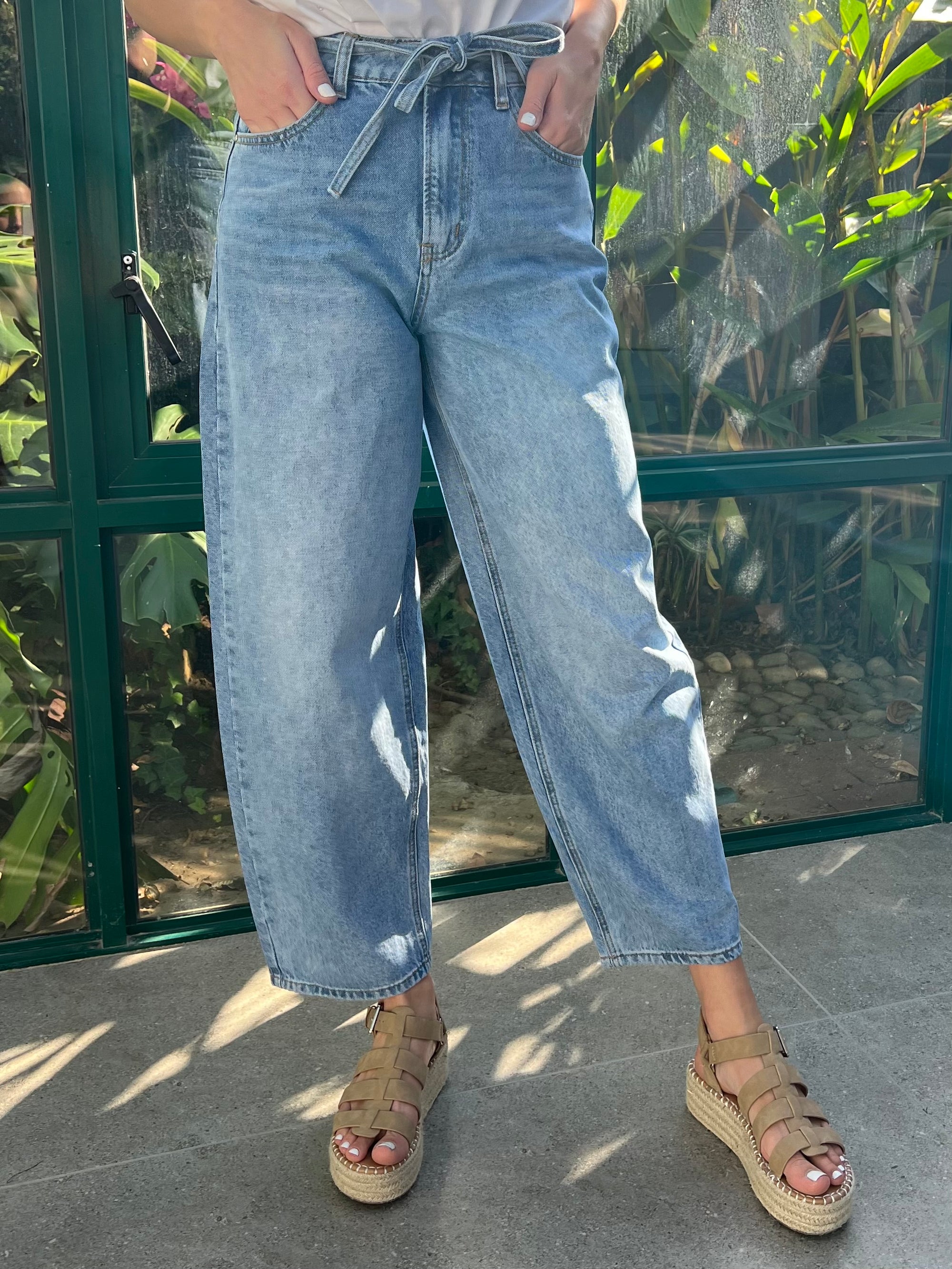 Barrel jeans - Bow