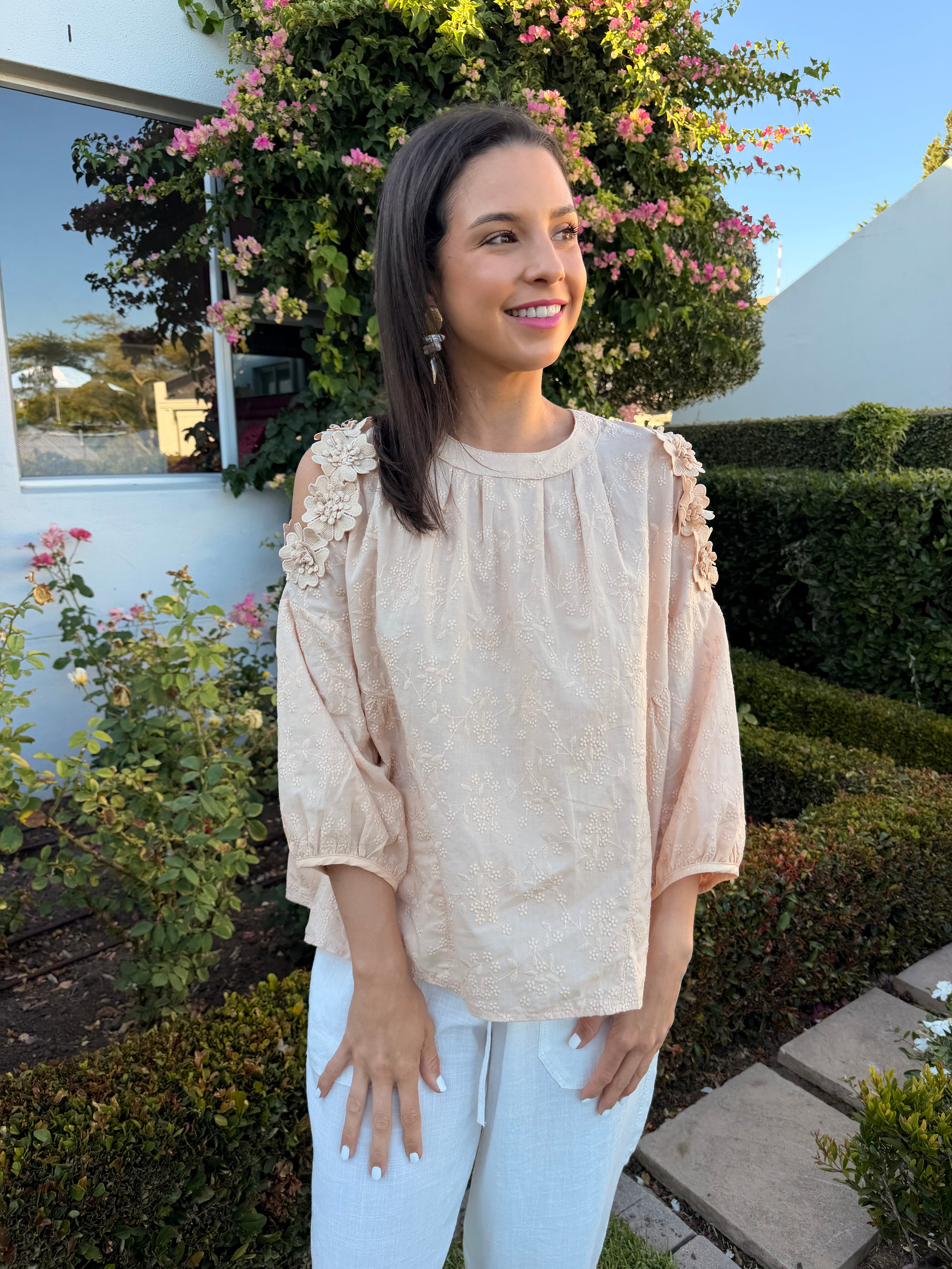 Christine Italian blouse - Beige