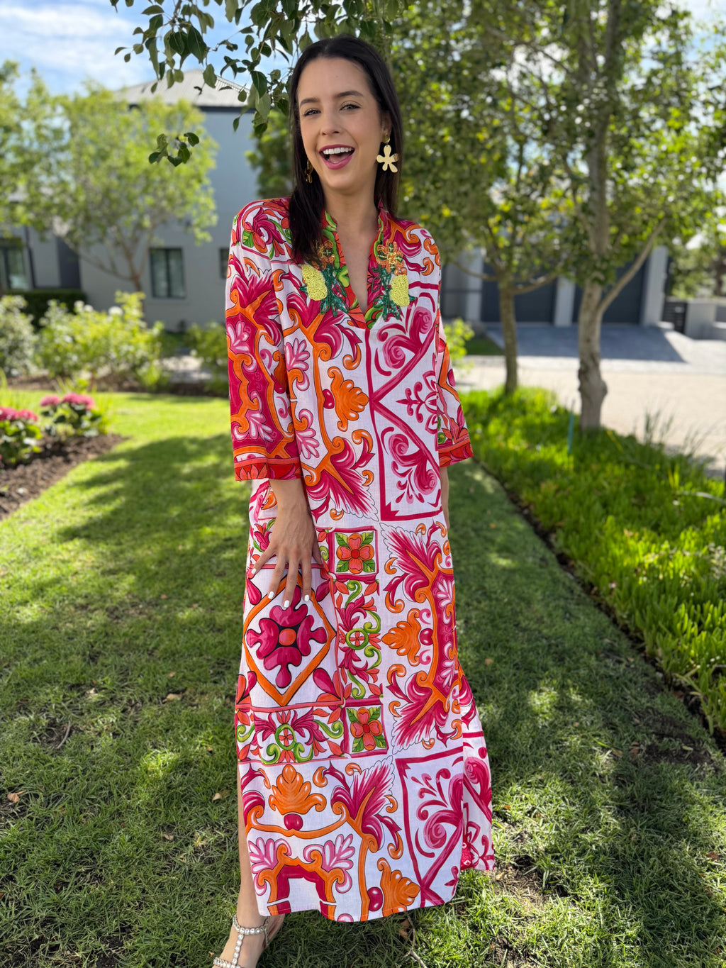 Romey kaftan - Pink La dolcé Vita