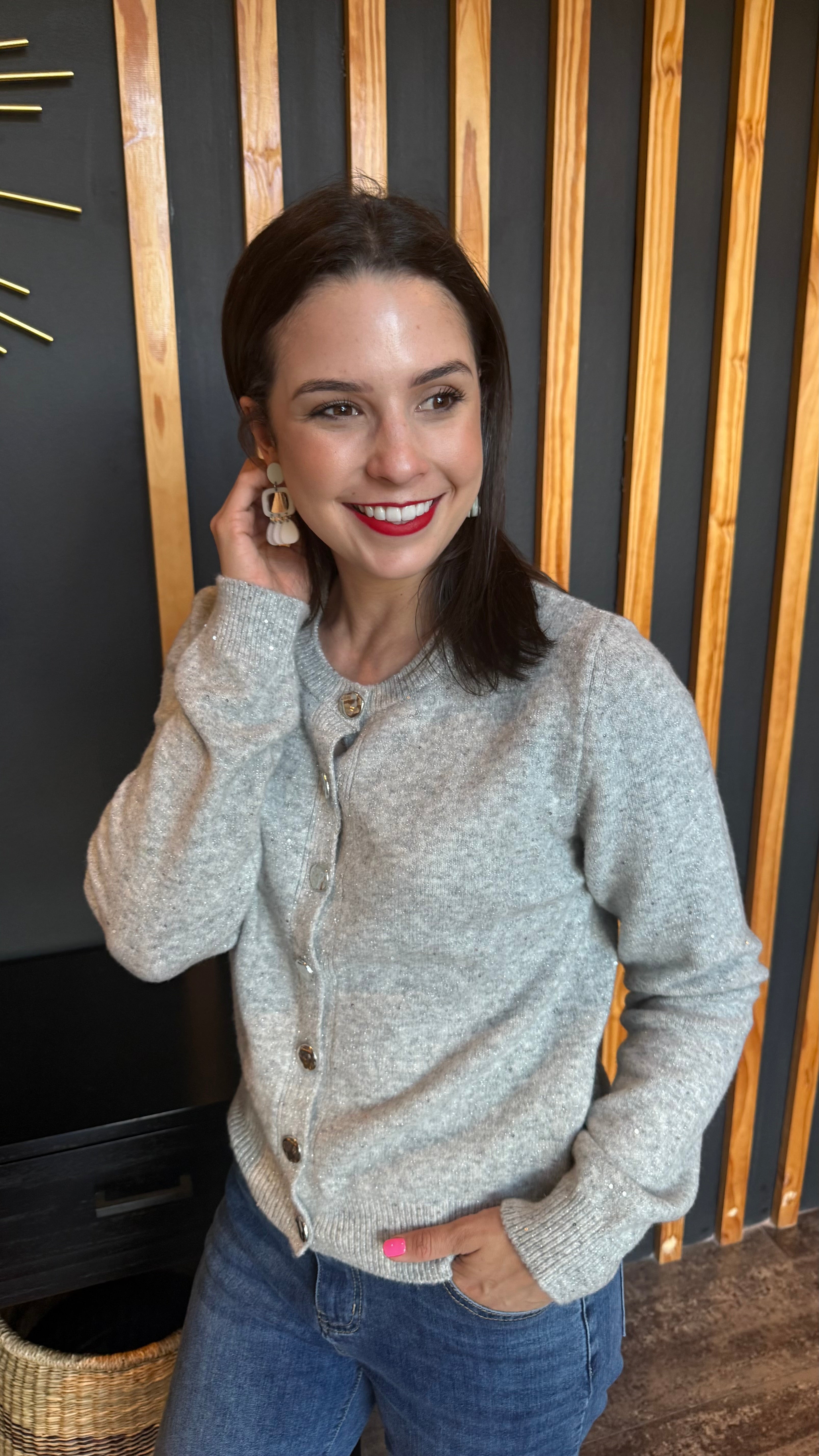 Lalie sequins knit - Grey