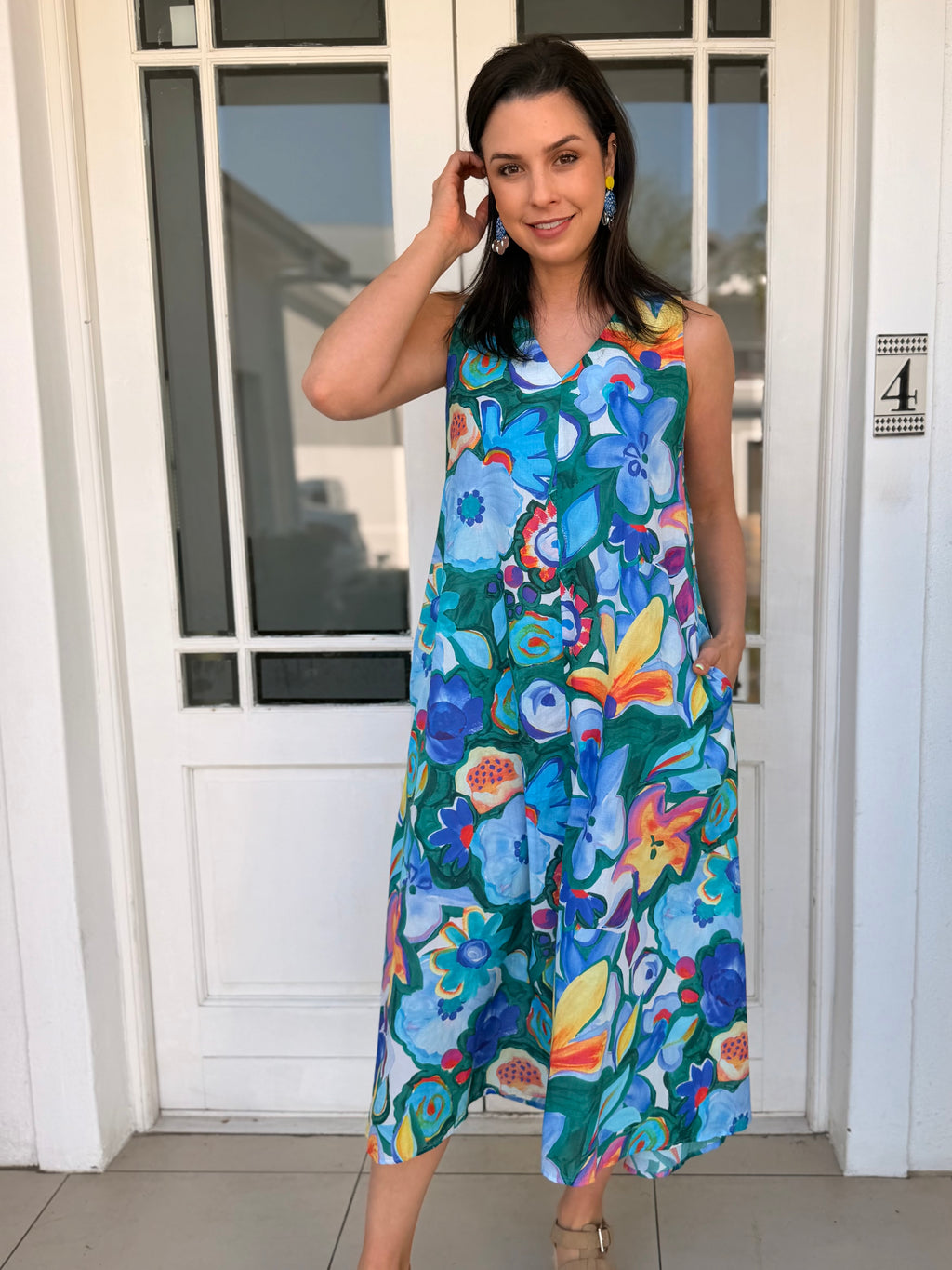 Mila dress - Mexican floral