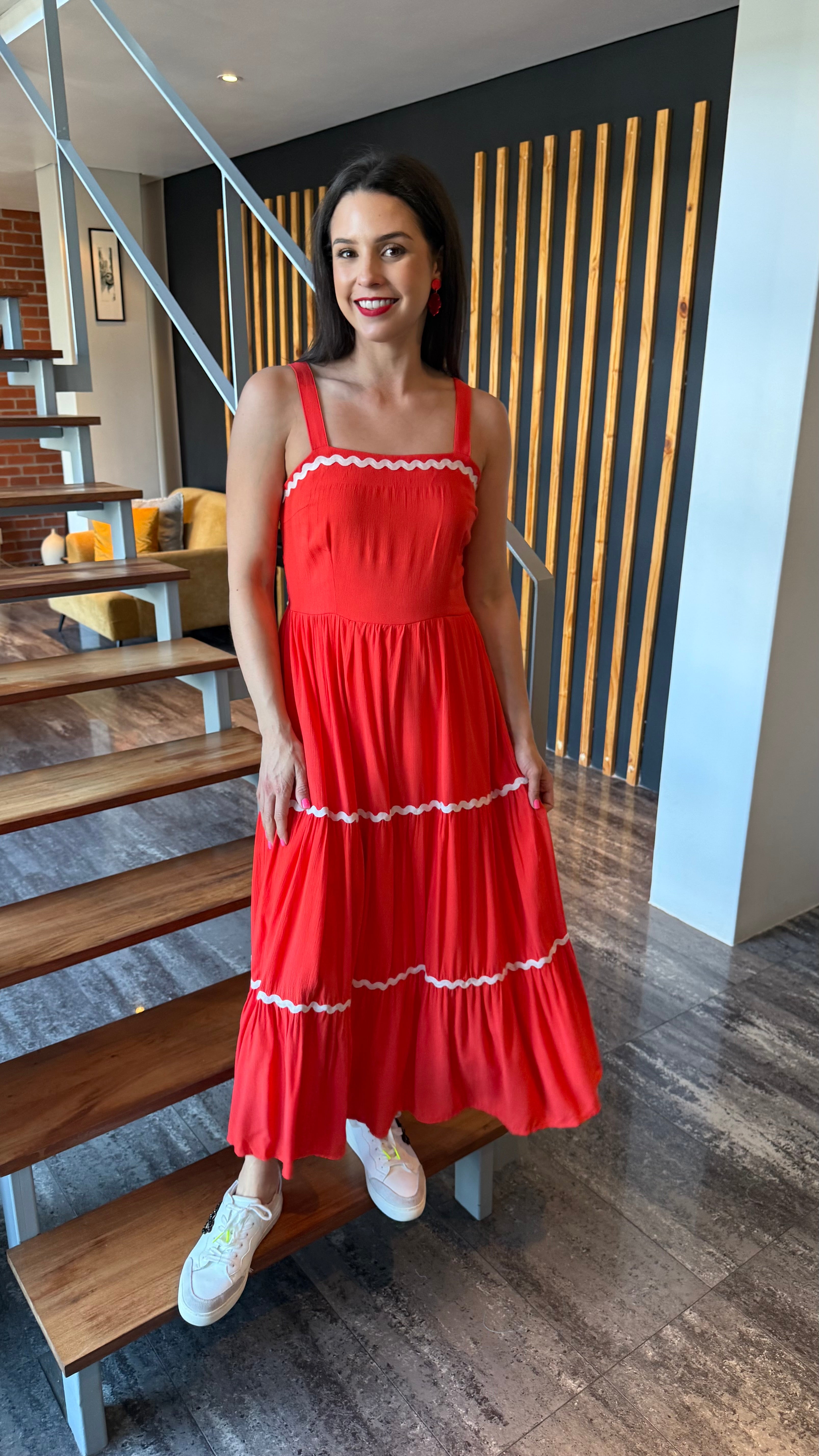 Zig zag dress - Corral