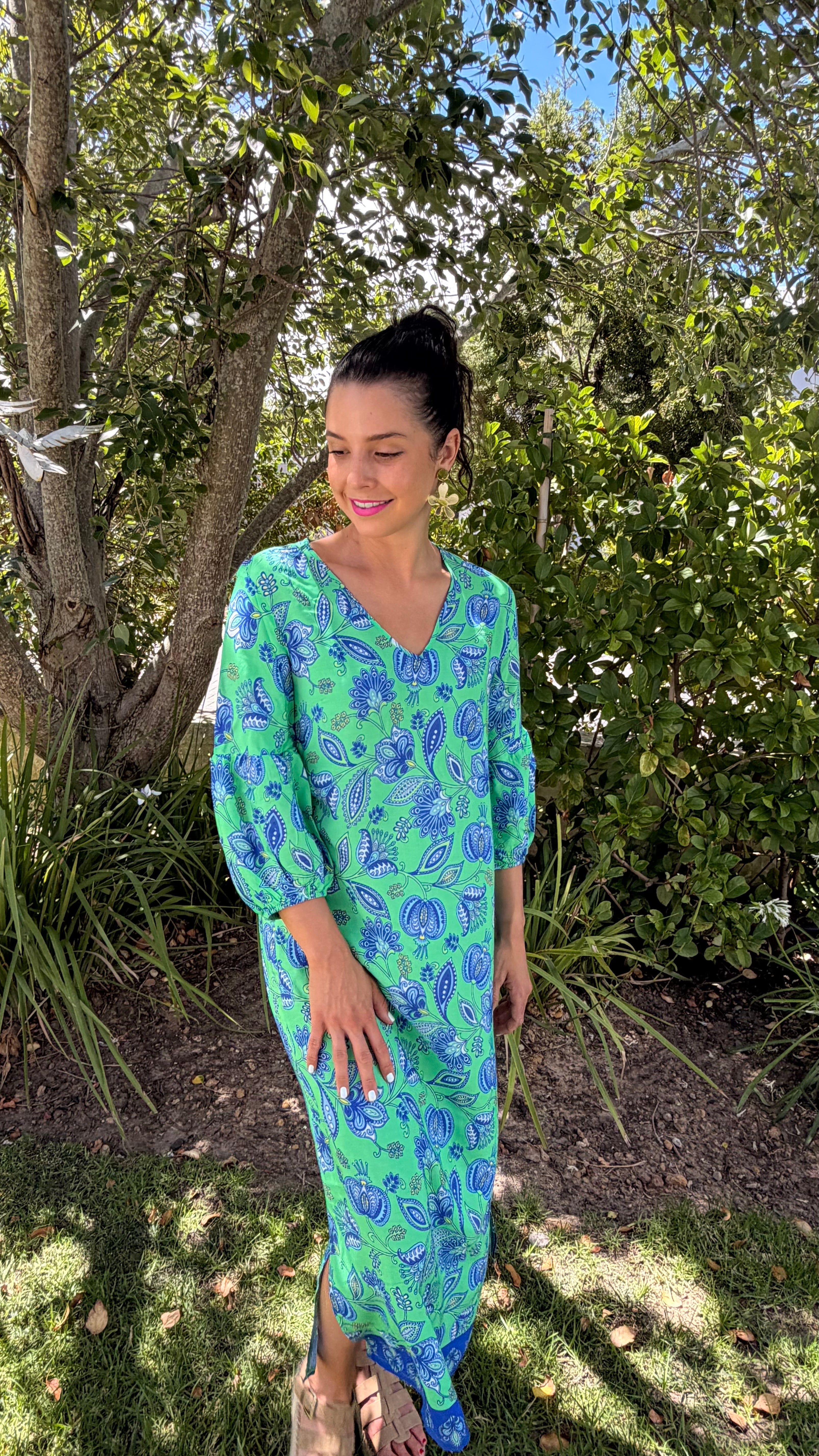 Gia dress - Green summer