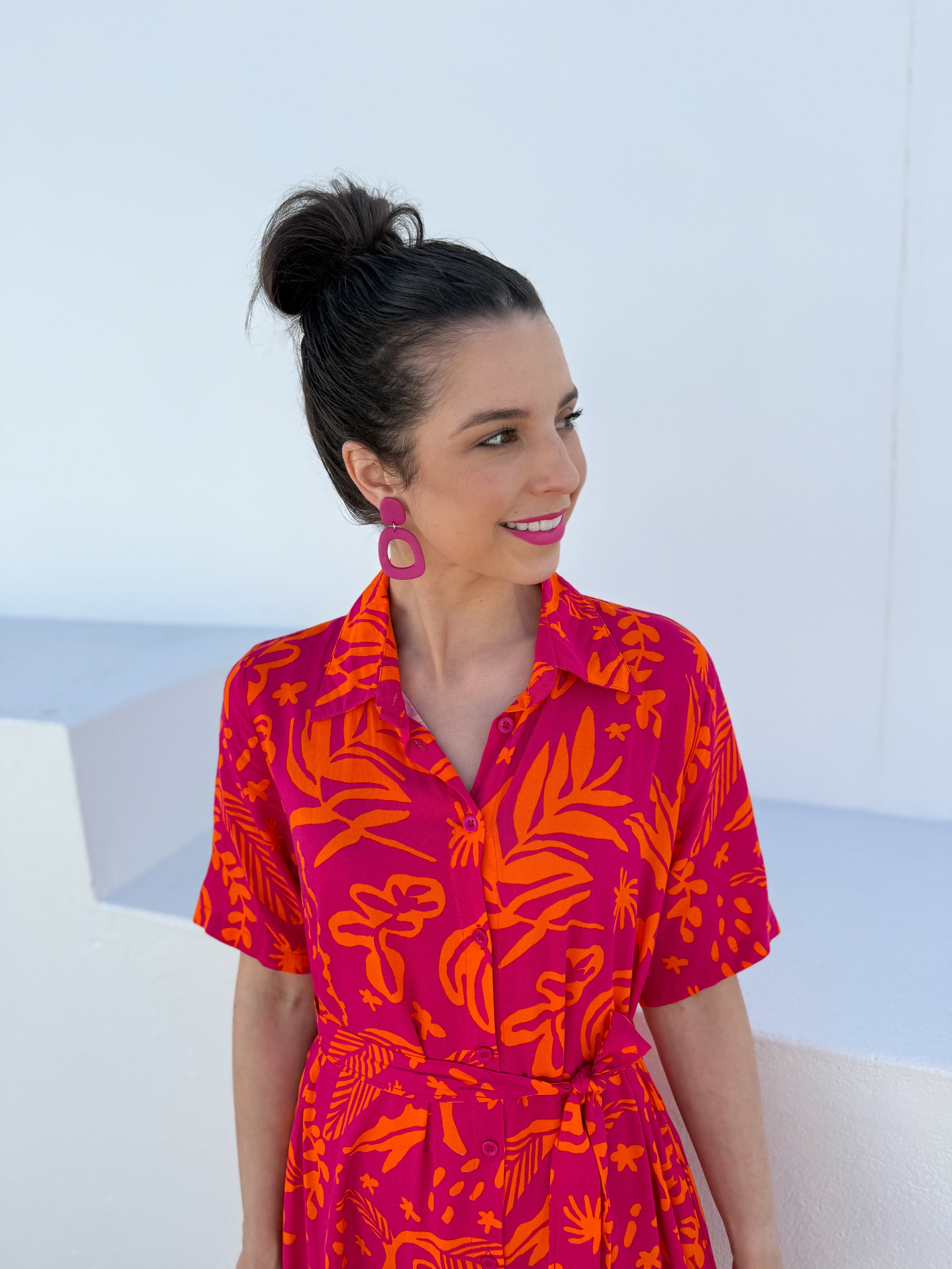 Leonie dress - Lady magenta