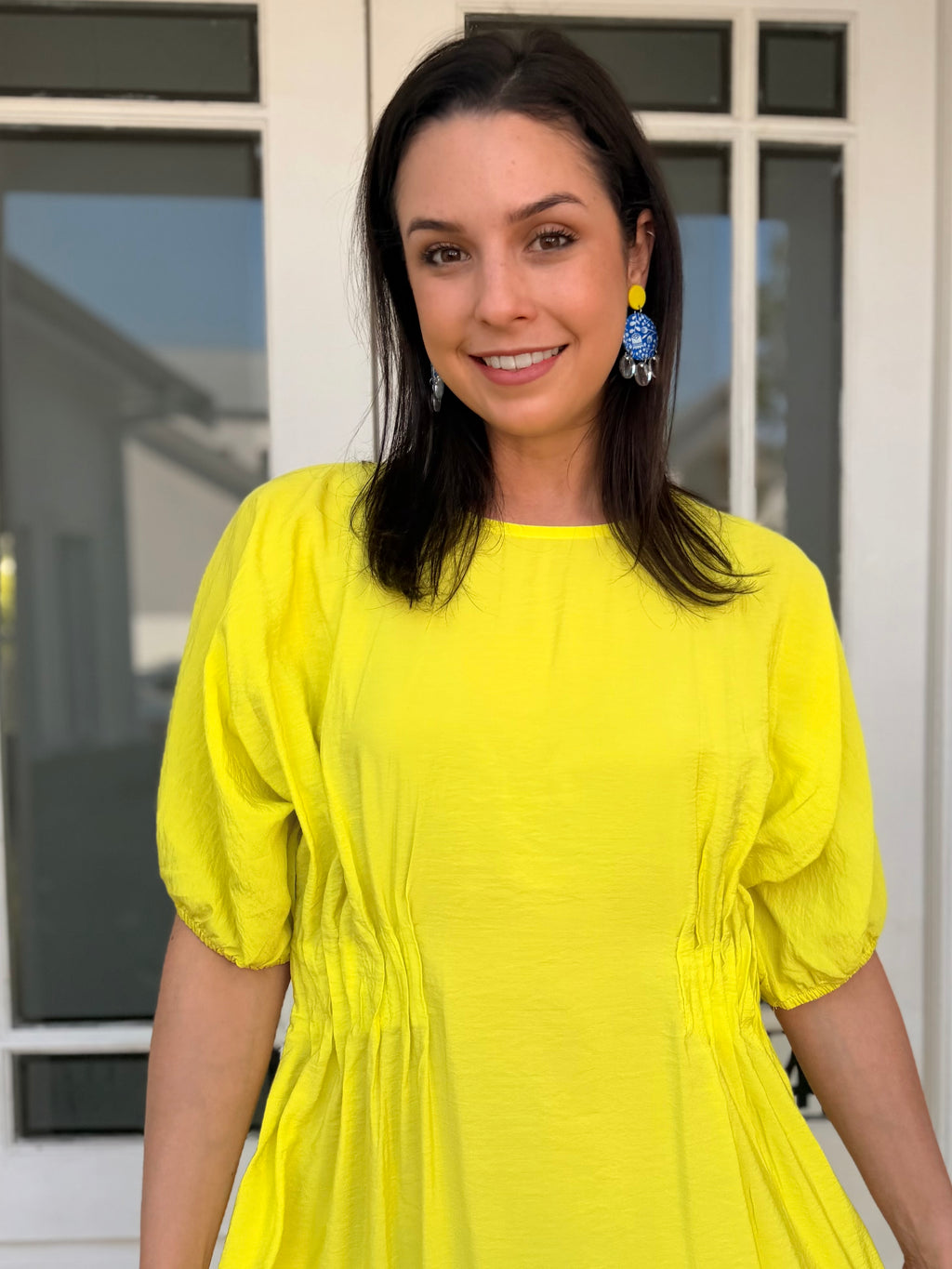 Kelly dress - Lime shock