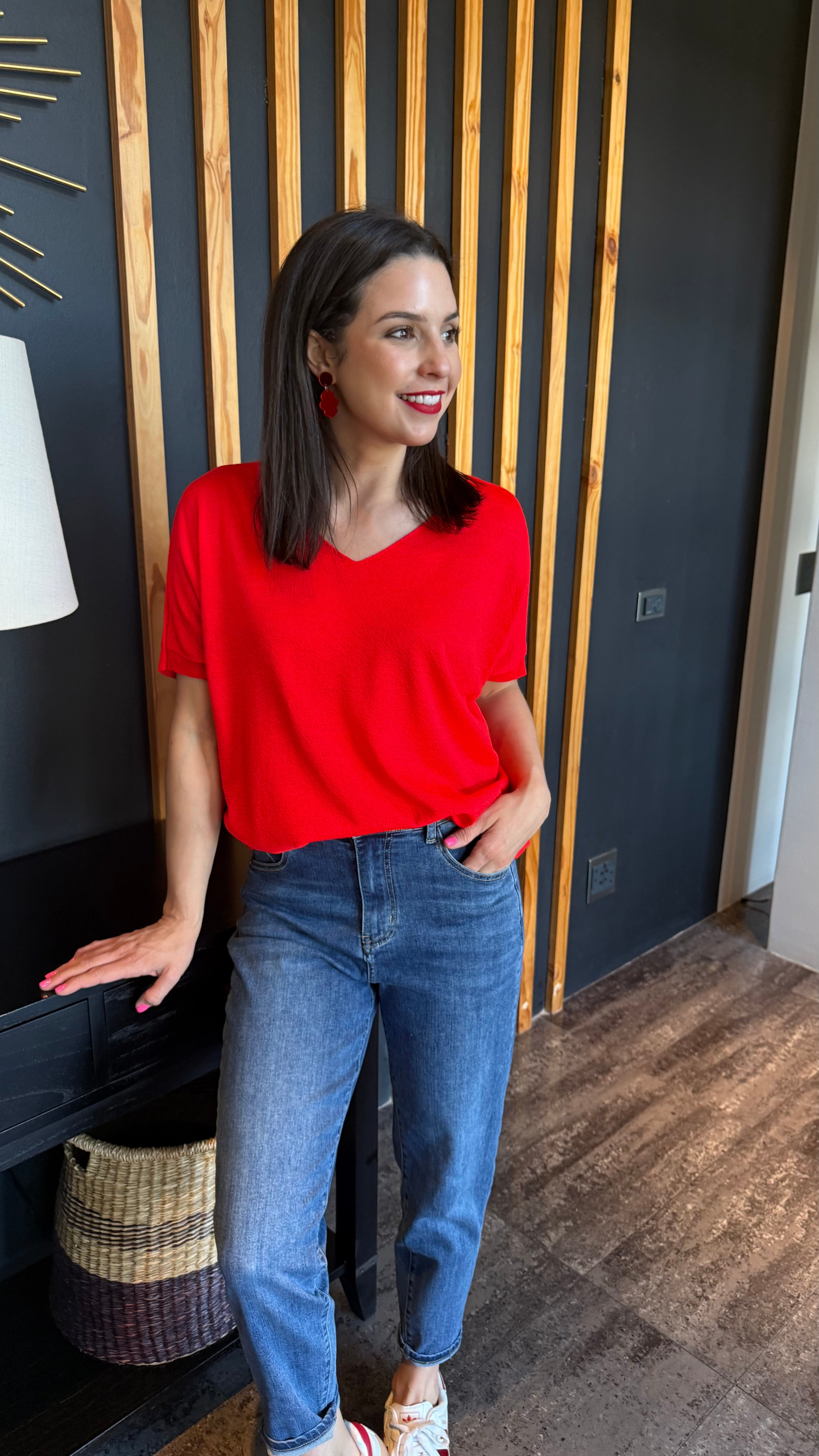 Chloe knit - Flame