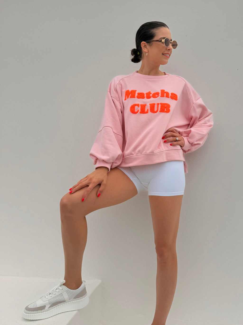 Matcha club top - Pink