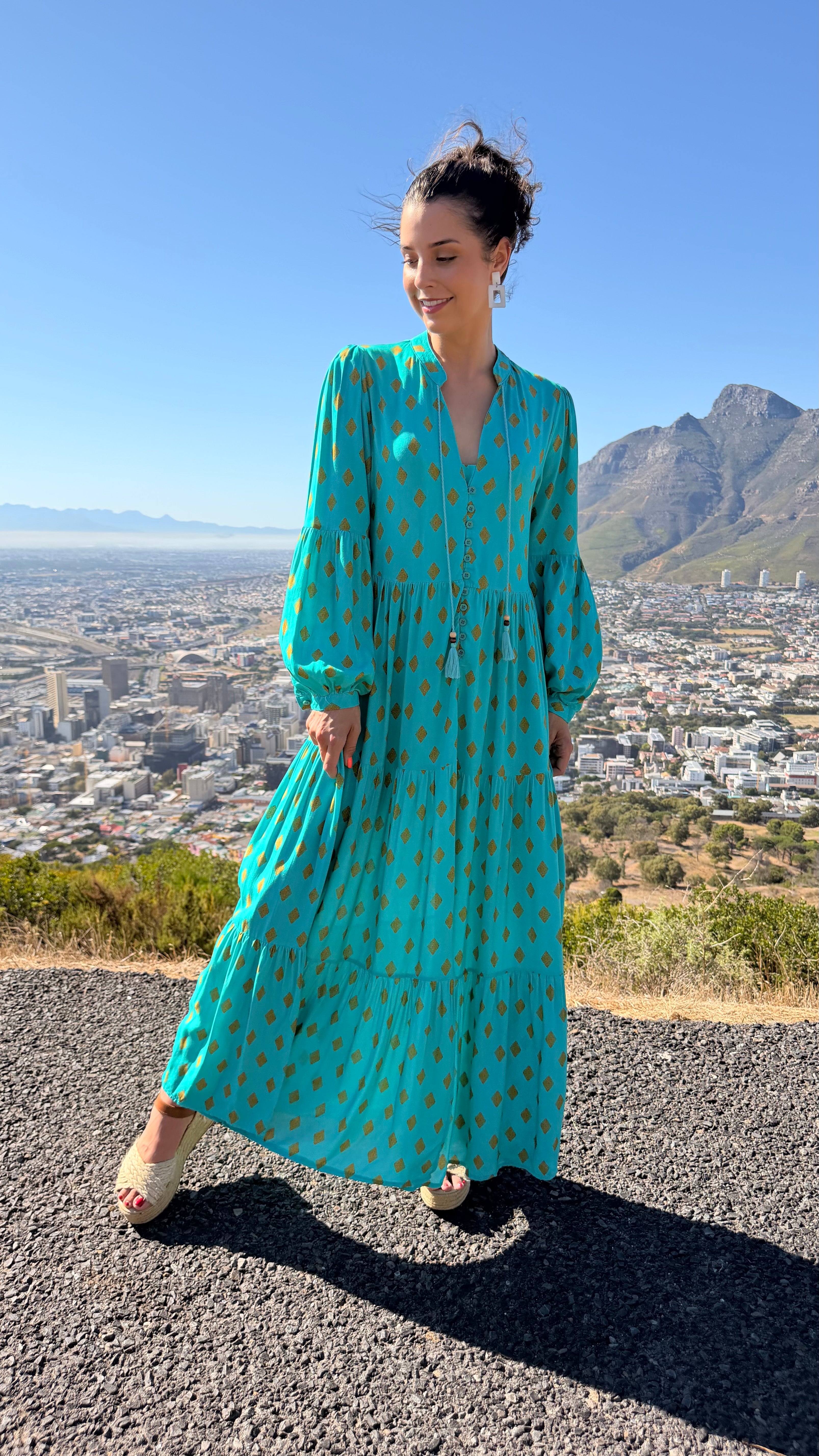 Lulu dress - Turquoise gypsy