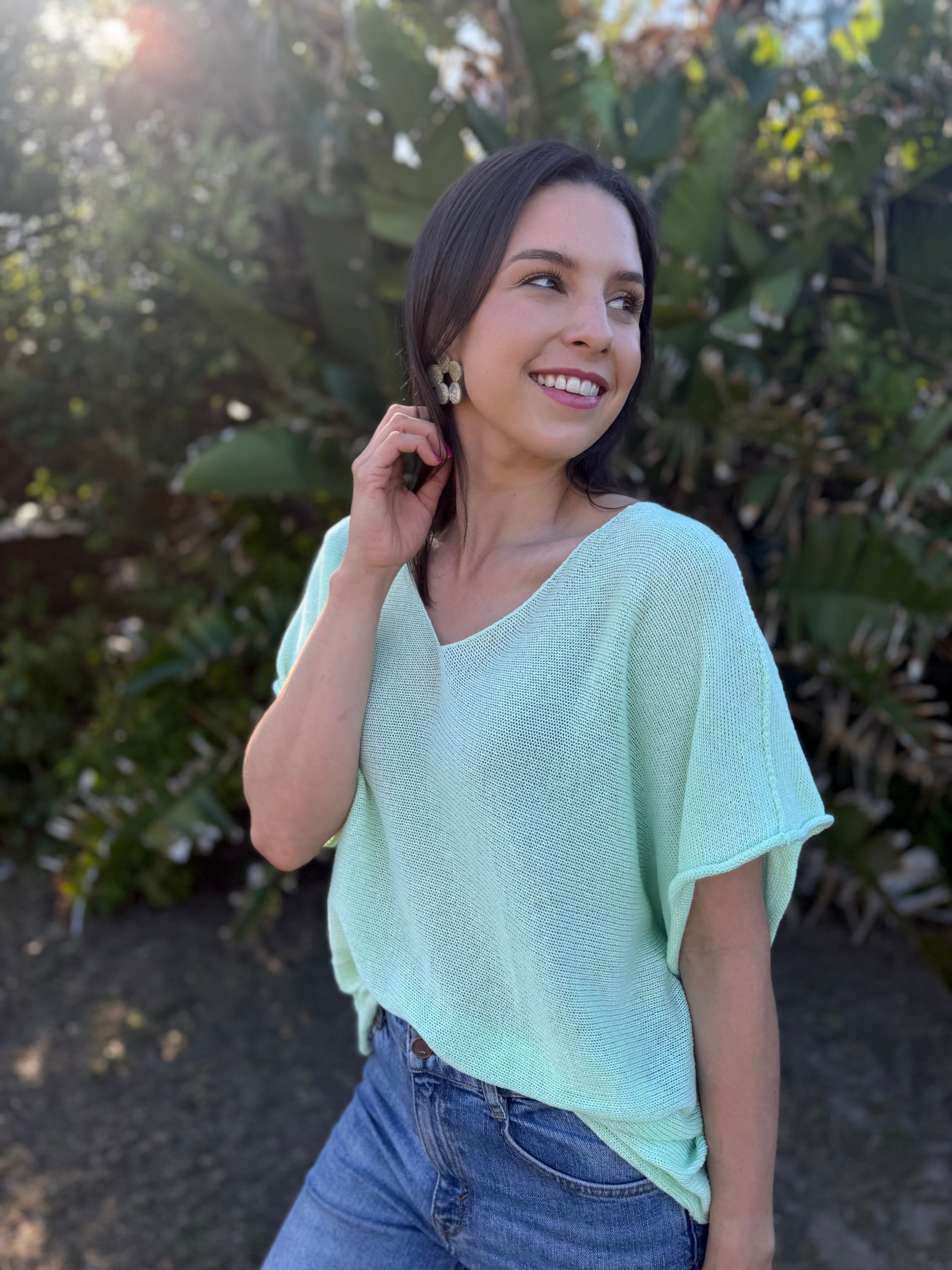 Italian summer knit - Mint
