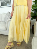 Fem skirt - Butter yellow