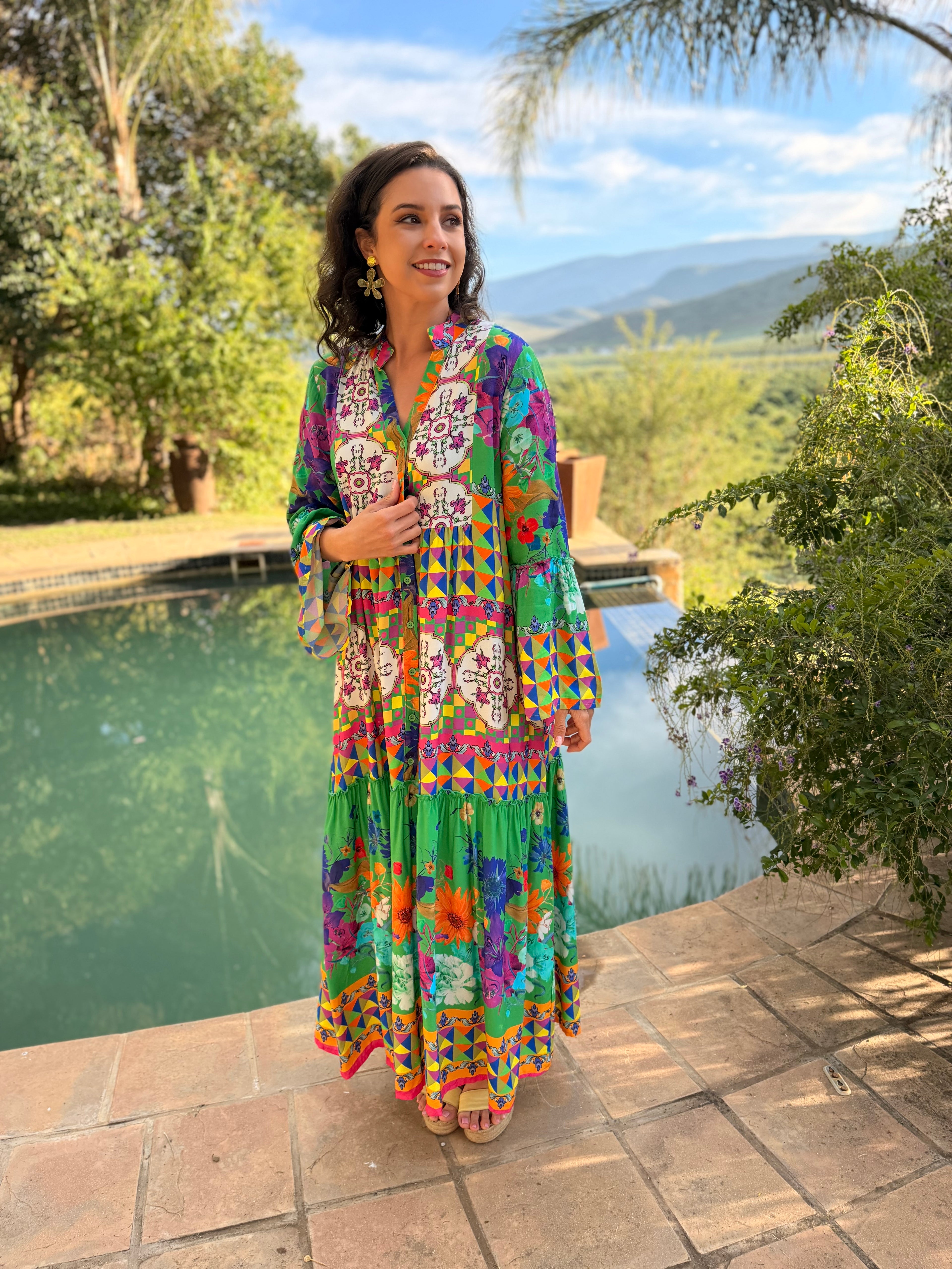 Lizette dress - Green